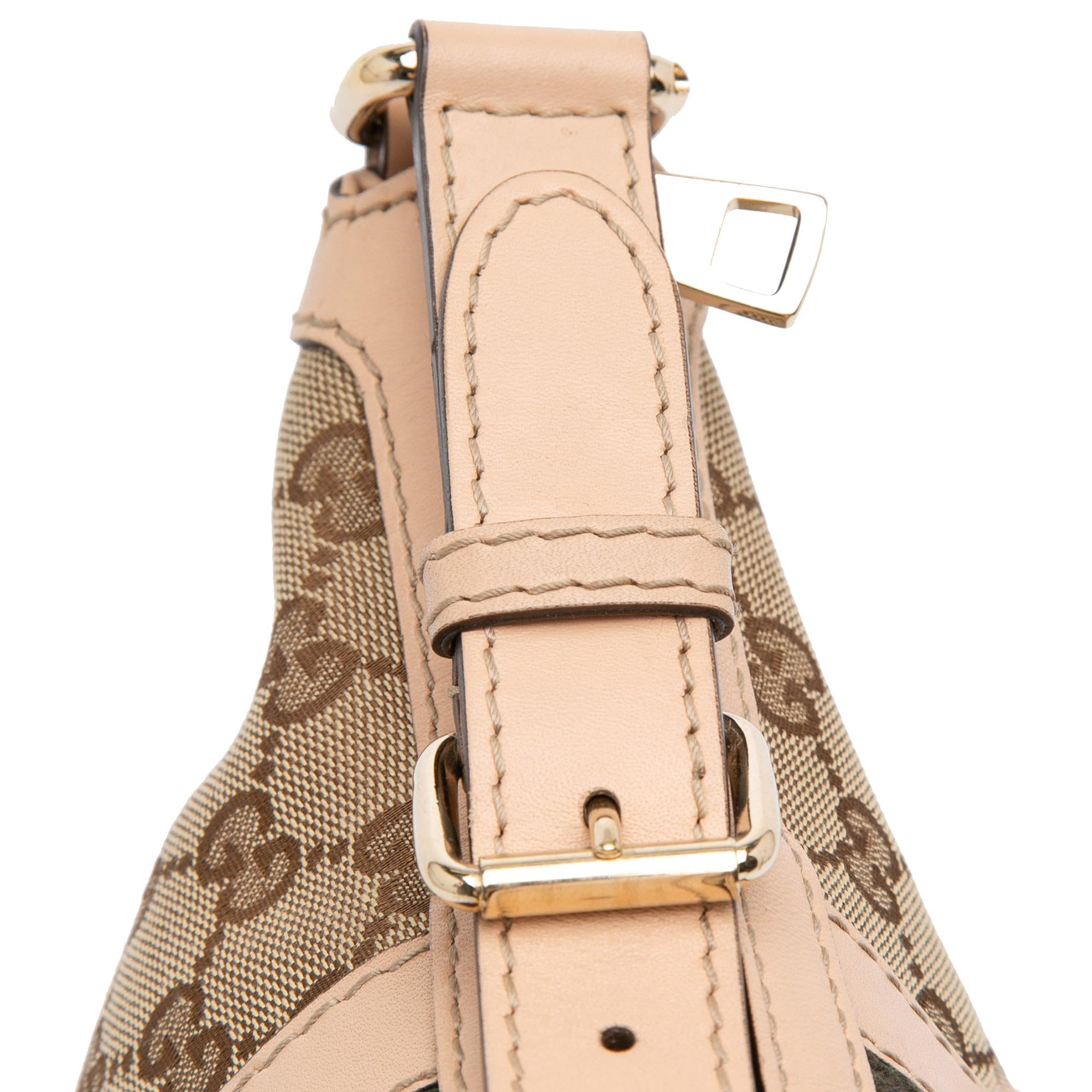 Gucci Medium GG Canvas Web Shoulder Bag