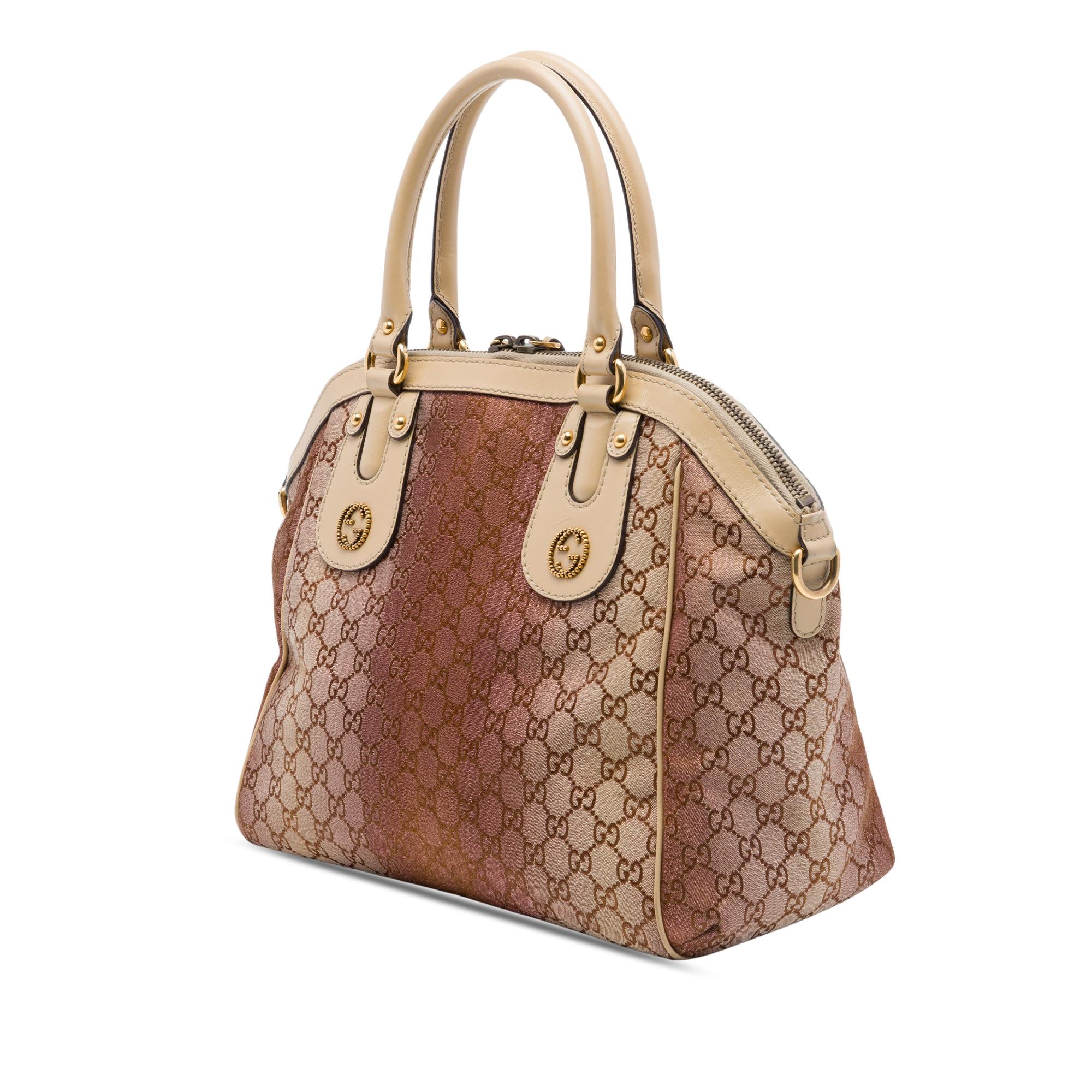 Gucci Medium GG Lurex Scarlett Satchel
