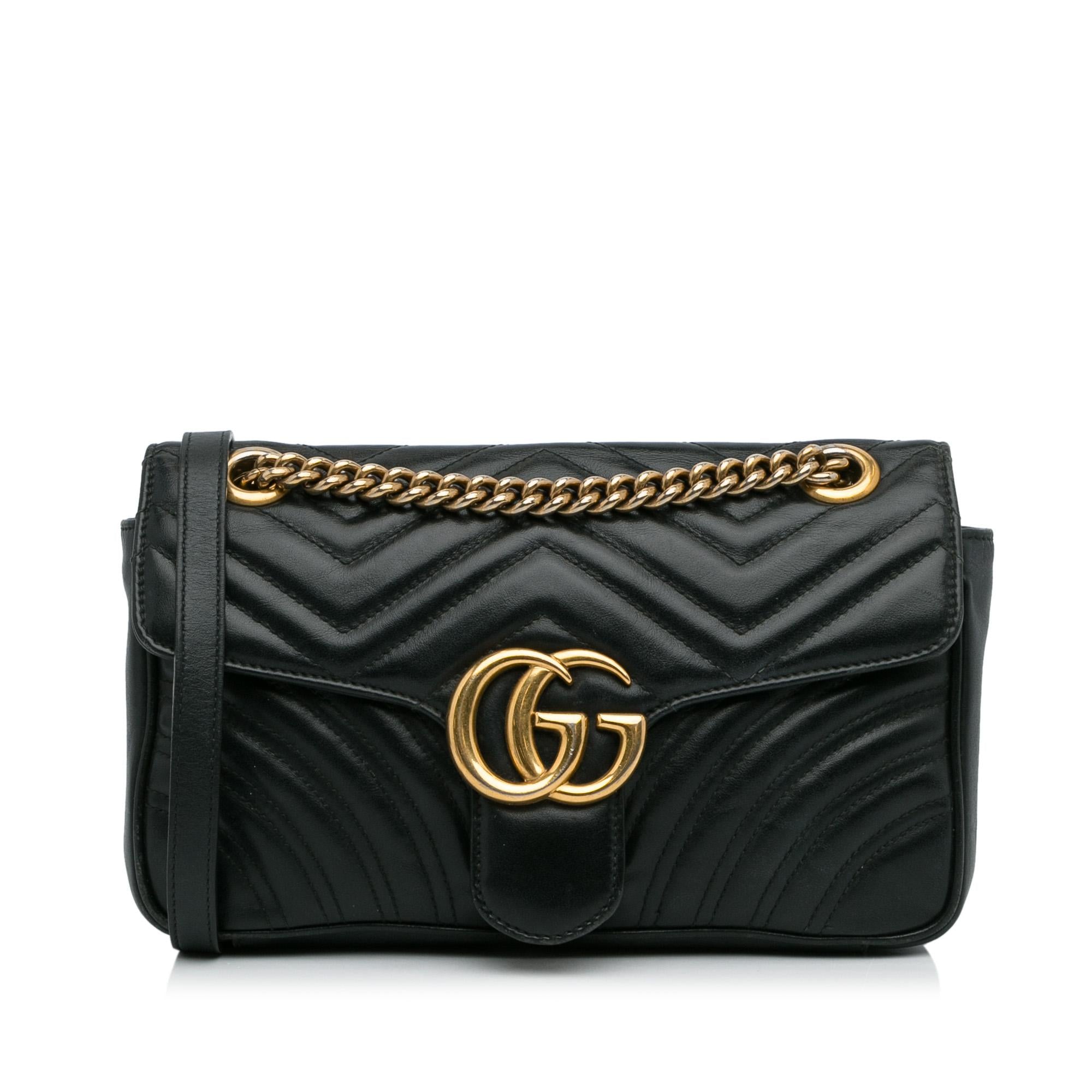 Gucci Medium GG Marmont Matelasse Crossbody (SHG-4Kd9cl)