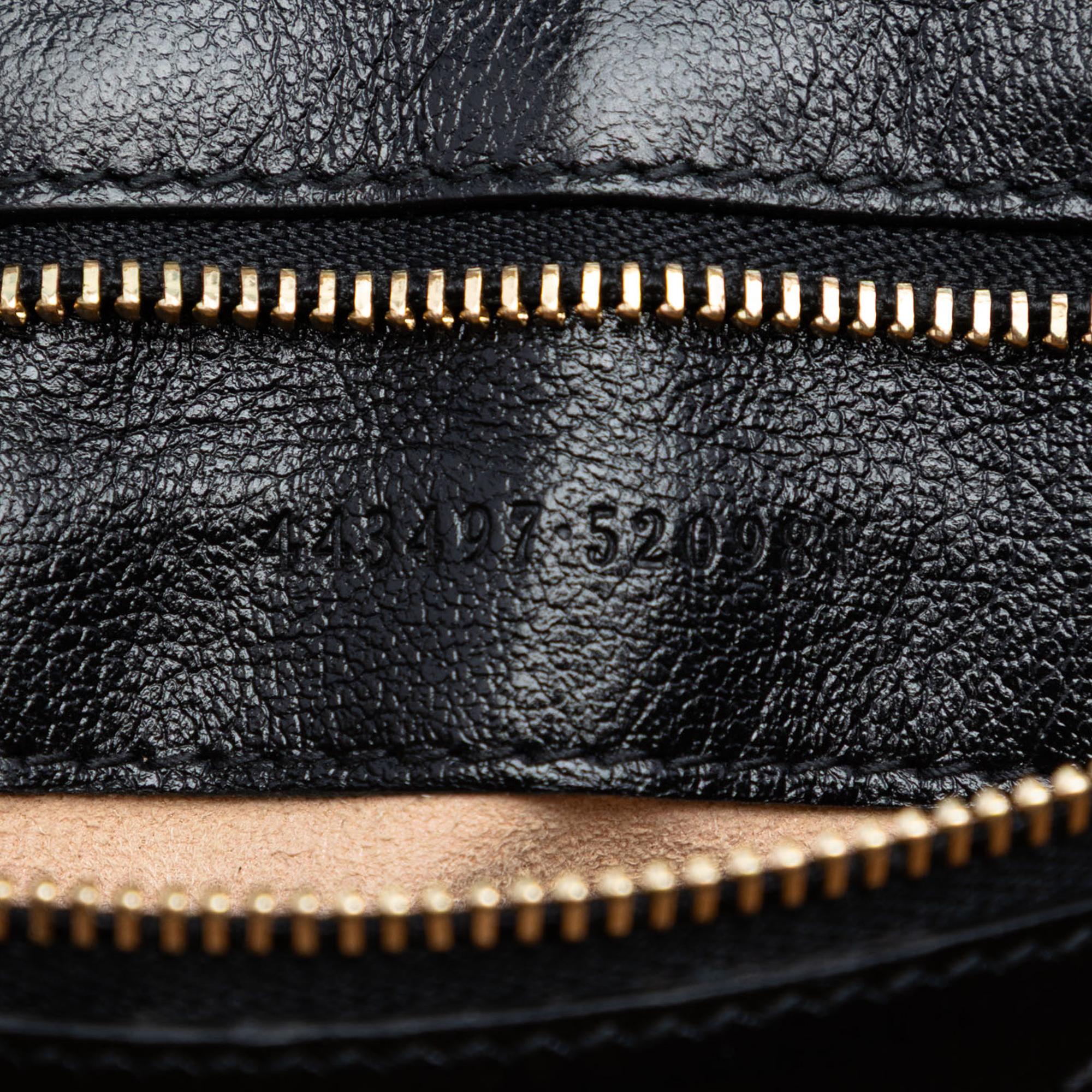 Gucci Medium GG Marmont Matelasse Diagonal GG Canvas Shoulder Bag