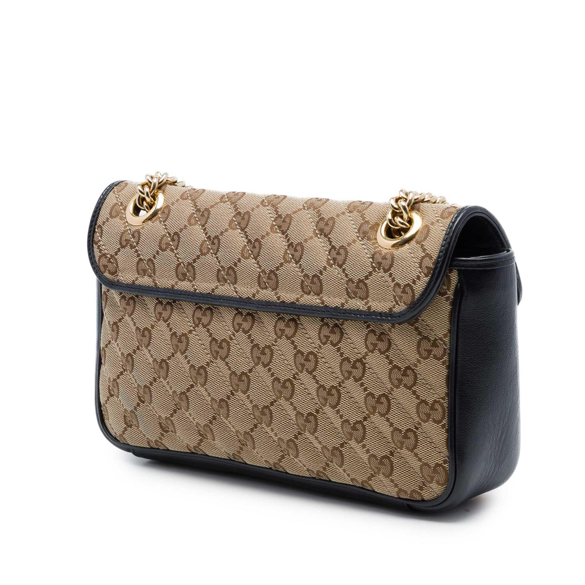 Gucci Medium GG Marmont Matelasse Diagonal GG Canvas Shoulder Bag