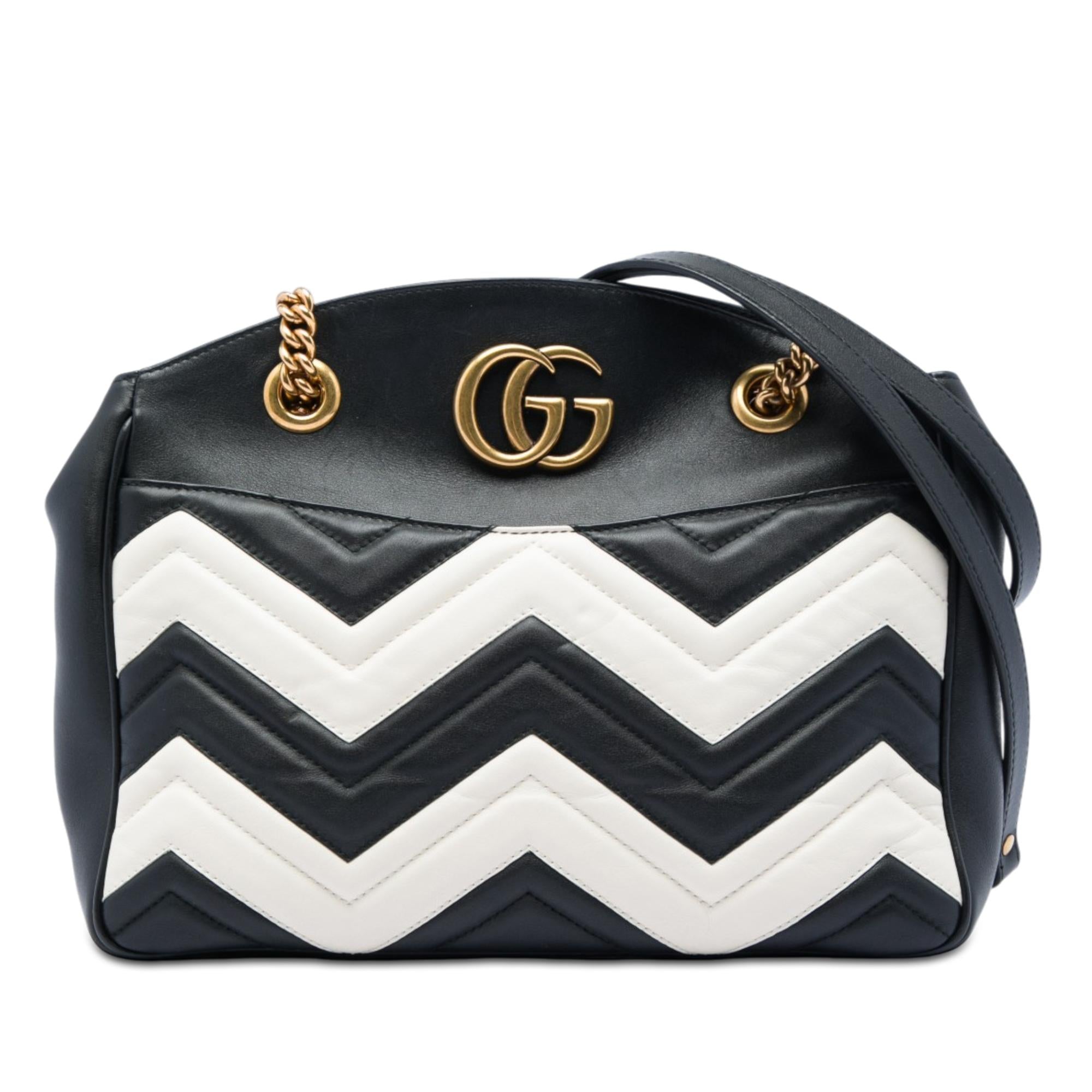 Gucci Medium GG Marmont Matelasse Leather Chain Shoulder Bag
