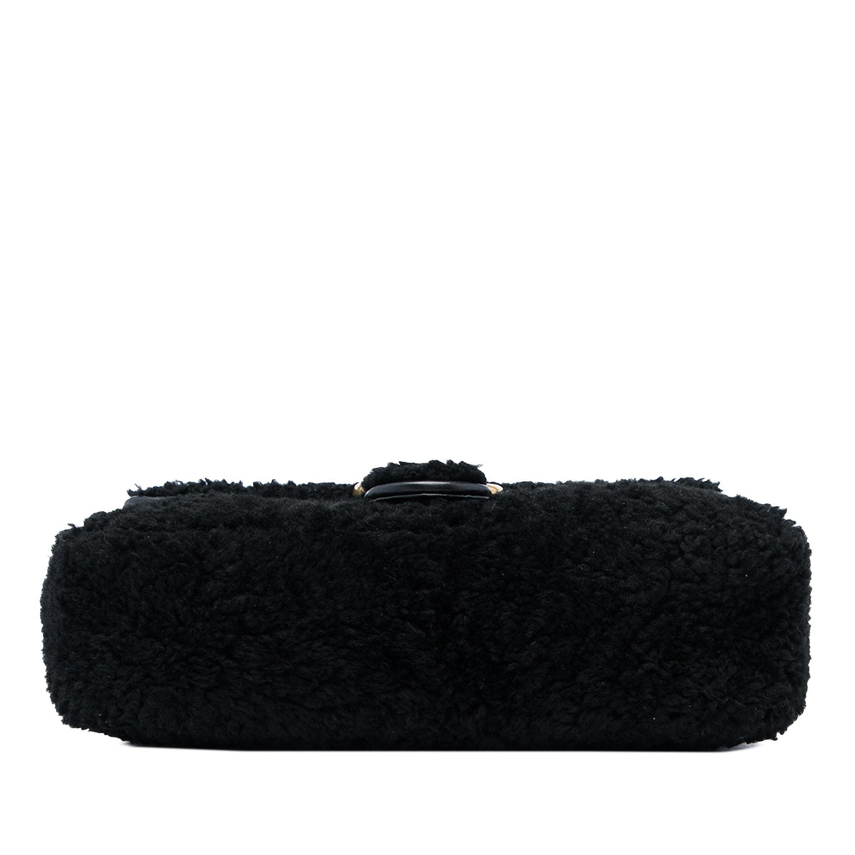 Gucci Medium GG Marmont Matelasse Shearling Shoulder Bag