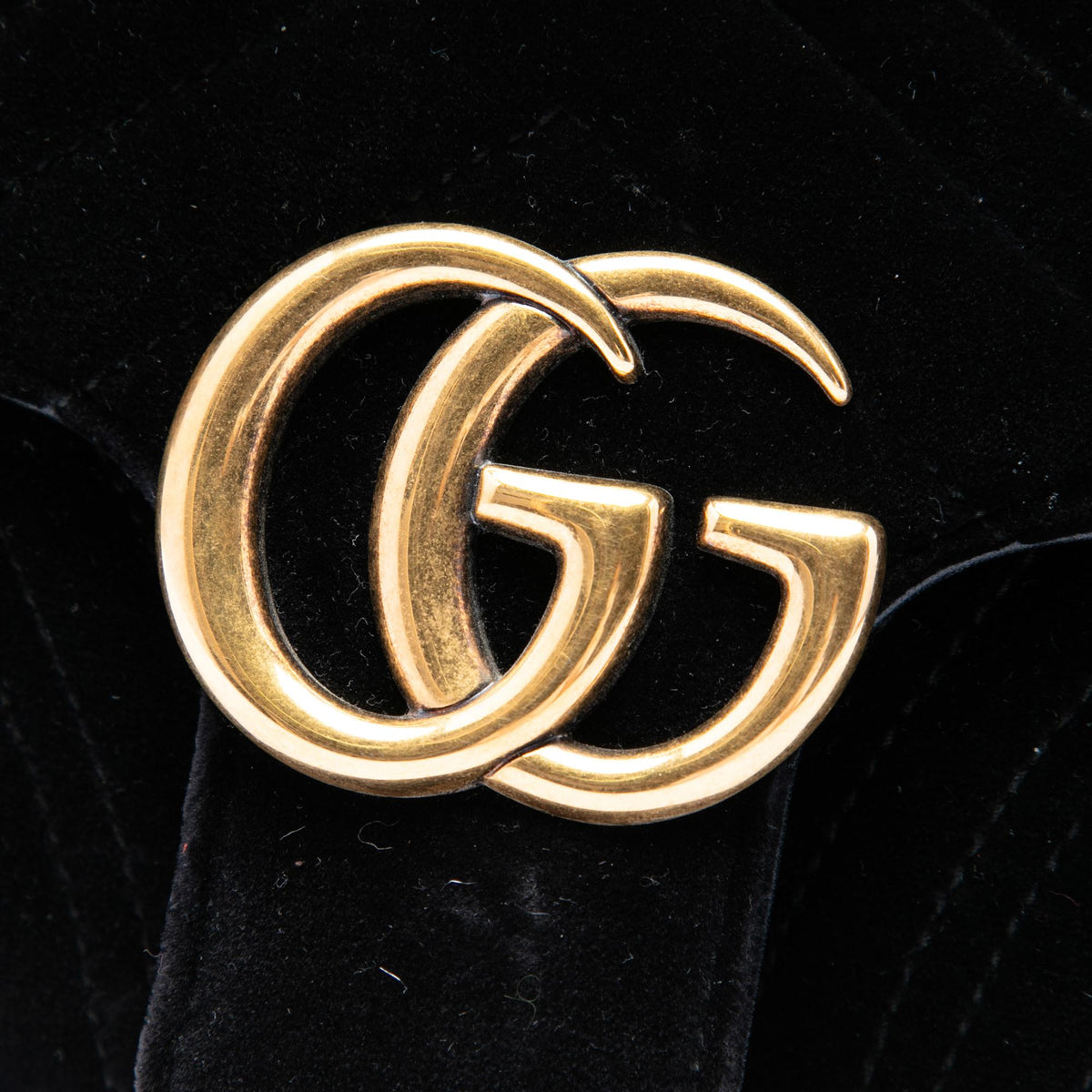 Gucci Medium GG Marmont Matelasse Velvet Shoulder Bag