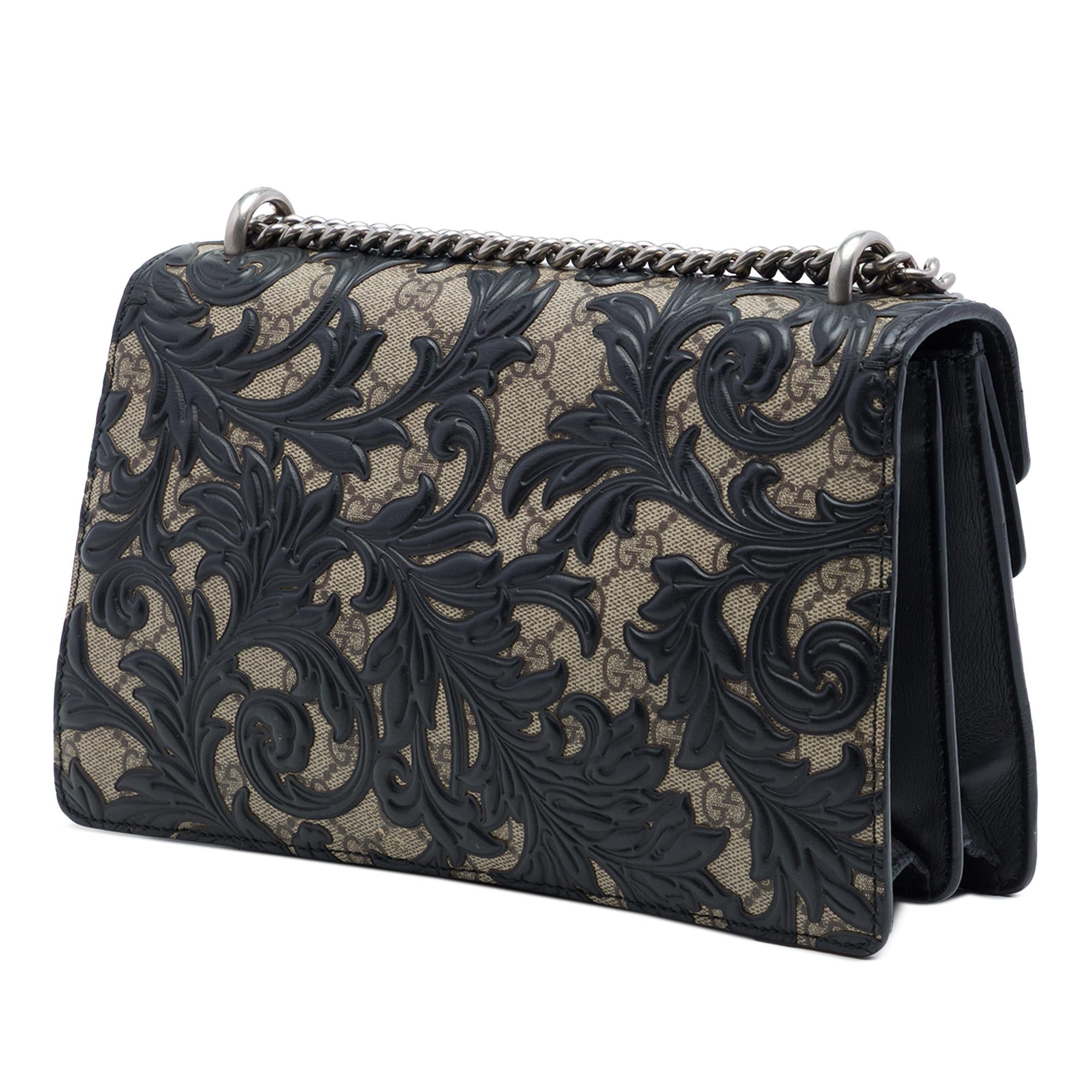 Gucci Medium GG Supreme Arabesque Dionysus Shoulder Bag