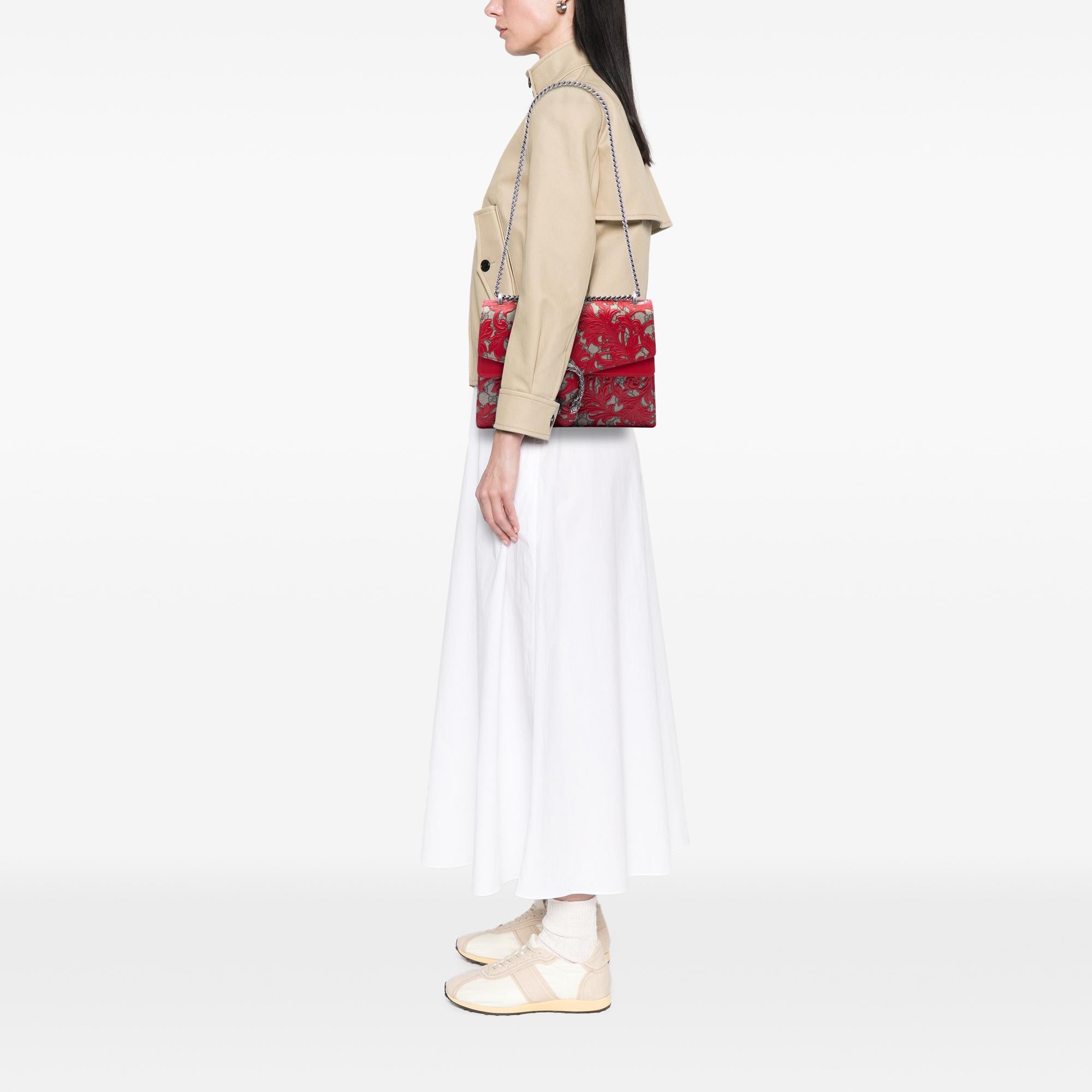 Gucci Medium GG Supreme Arabesque Dionysus Shoulder Bag