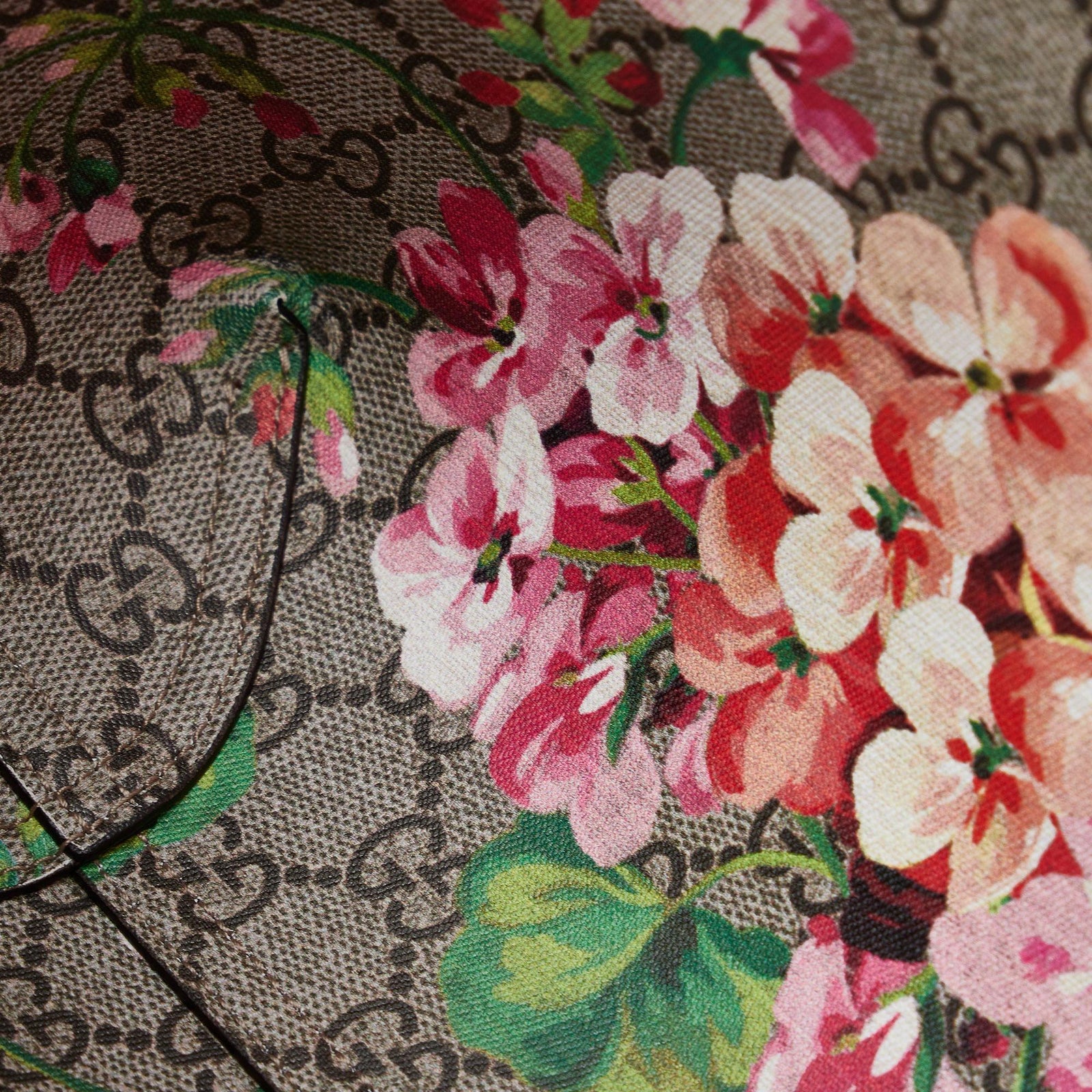 Gucci floral reversible tote outlet