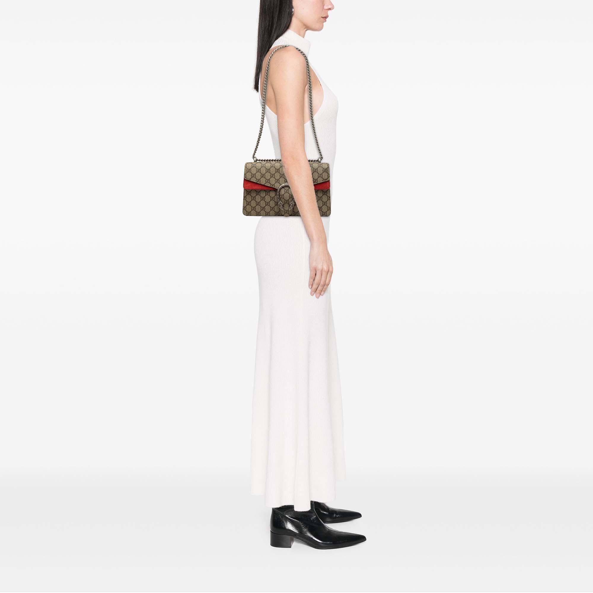 Gucci Medium GG Supreme Dionysus Shoulder Bag