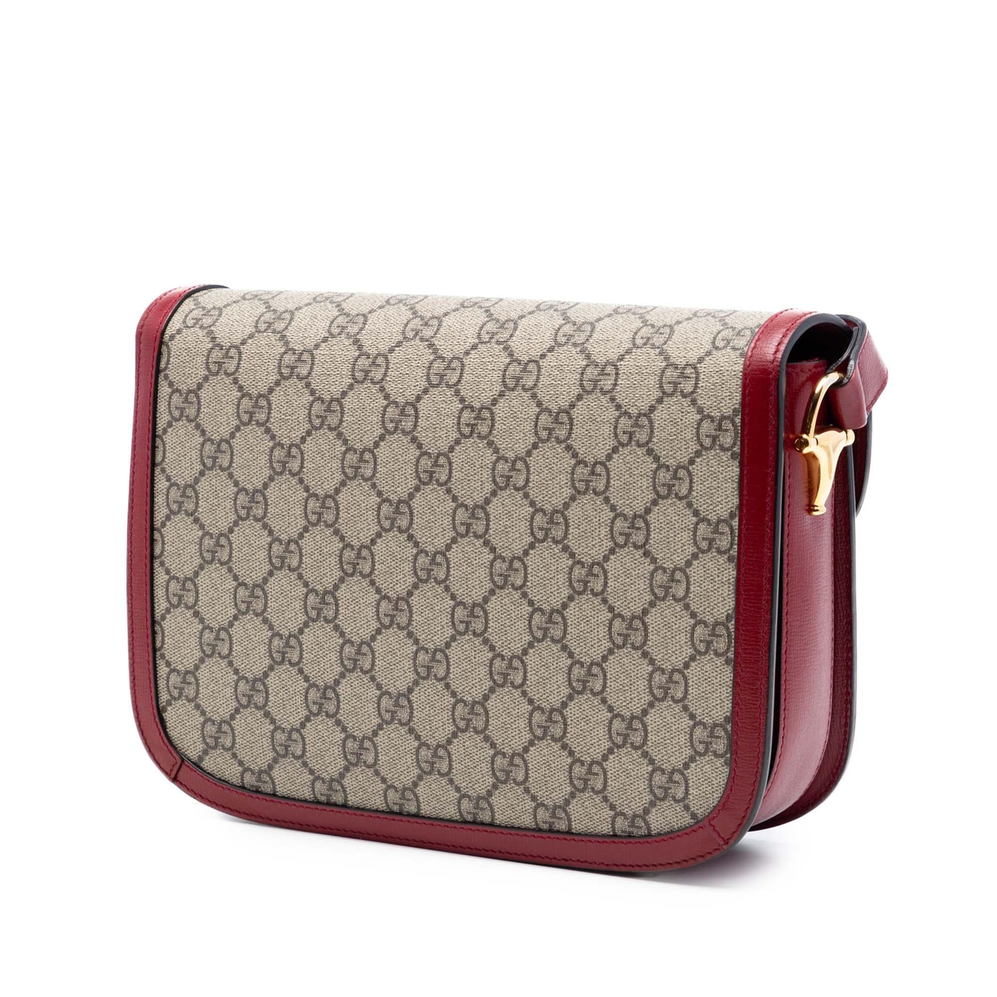 Gucci Medium GG Supreme Horsebit 1955 Shoulder Bag