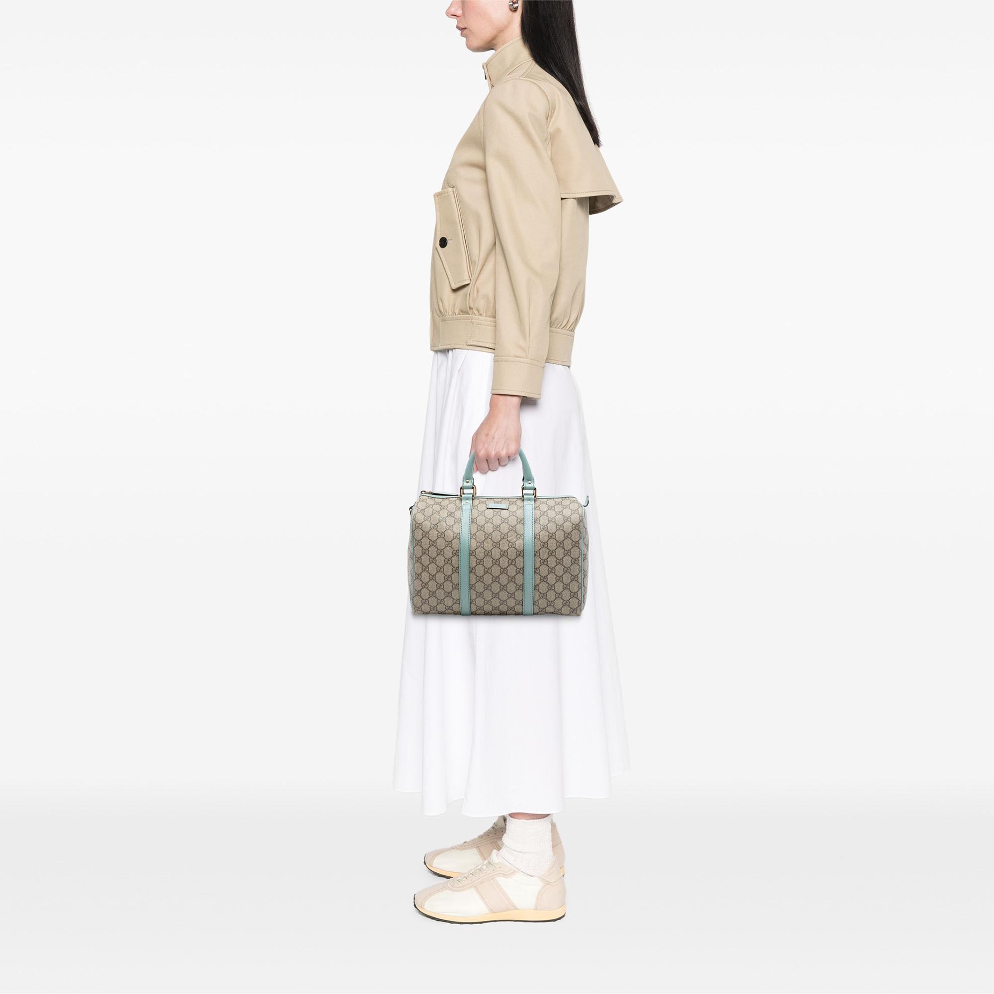Gucci Medium GG Supreme Joy Boston Bag