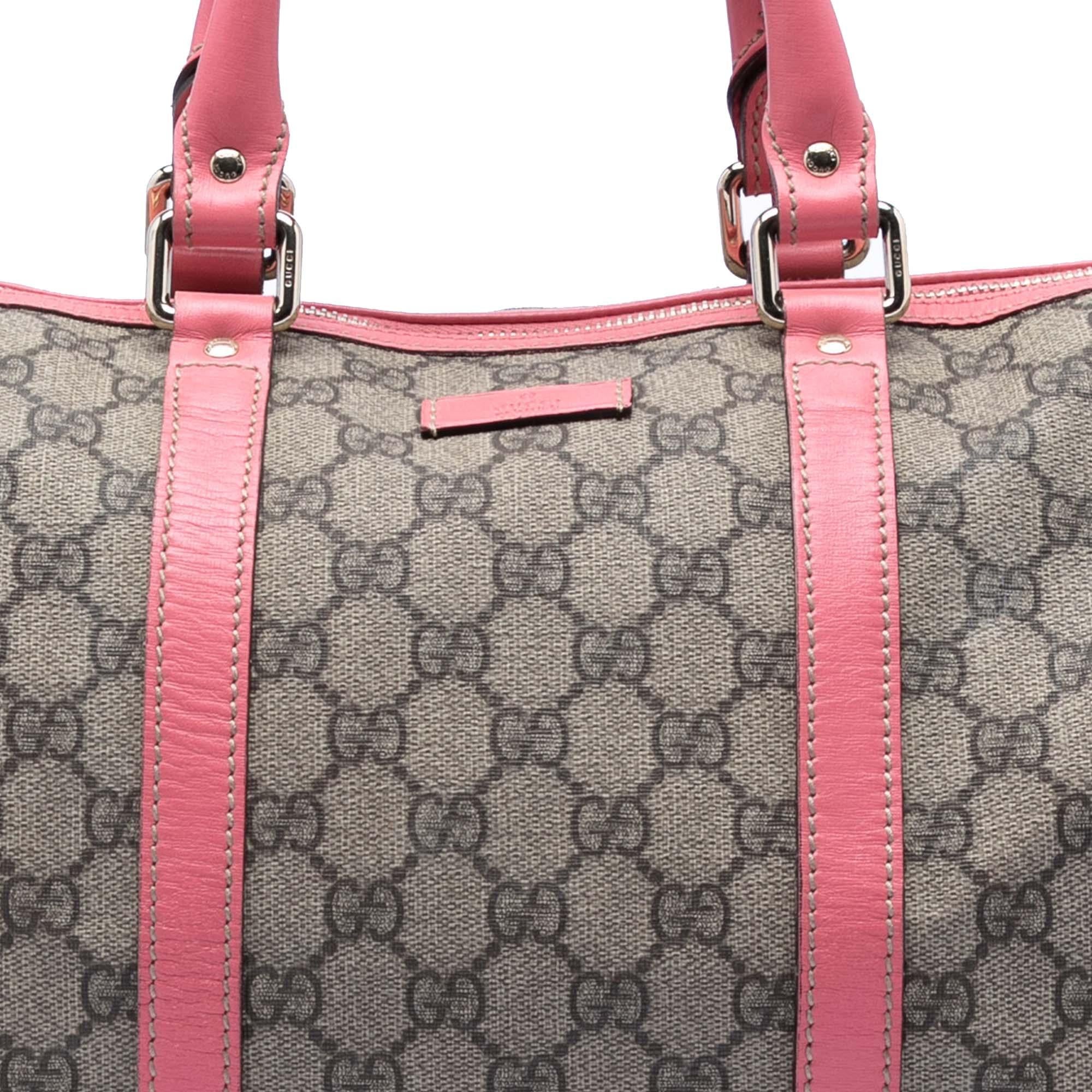 Gucci Medium GG Supreme Joy Boston Bag