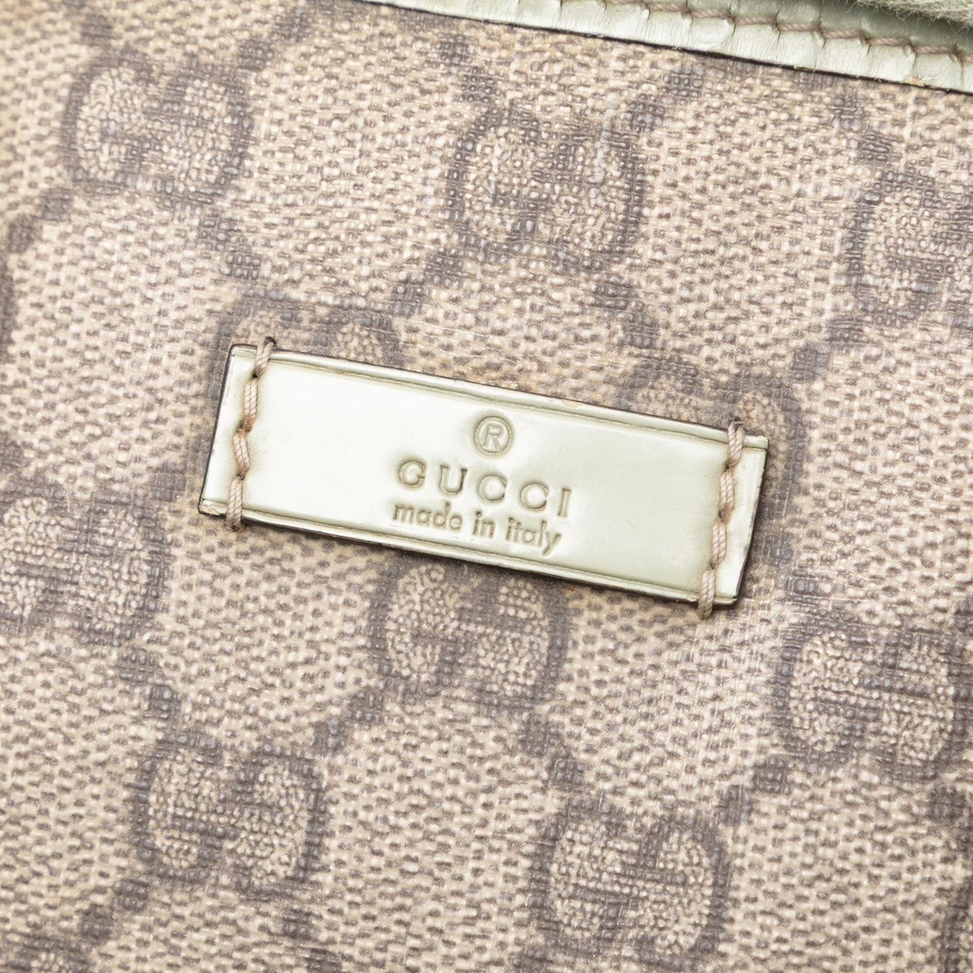 Gucci Medium GG Supreme Joy Boston Bag