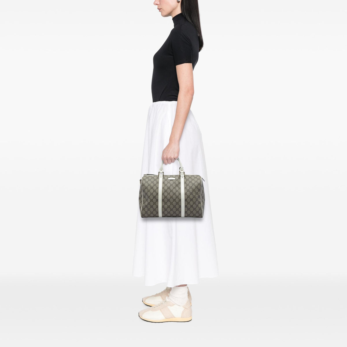 Gucci Medium GG Supreme Joy Boston Bag