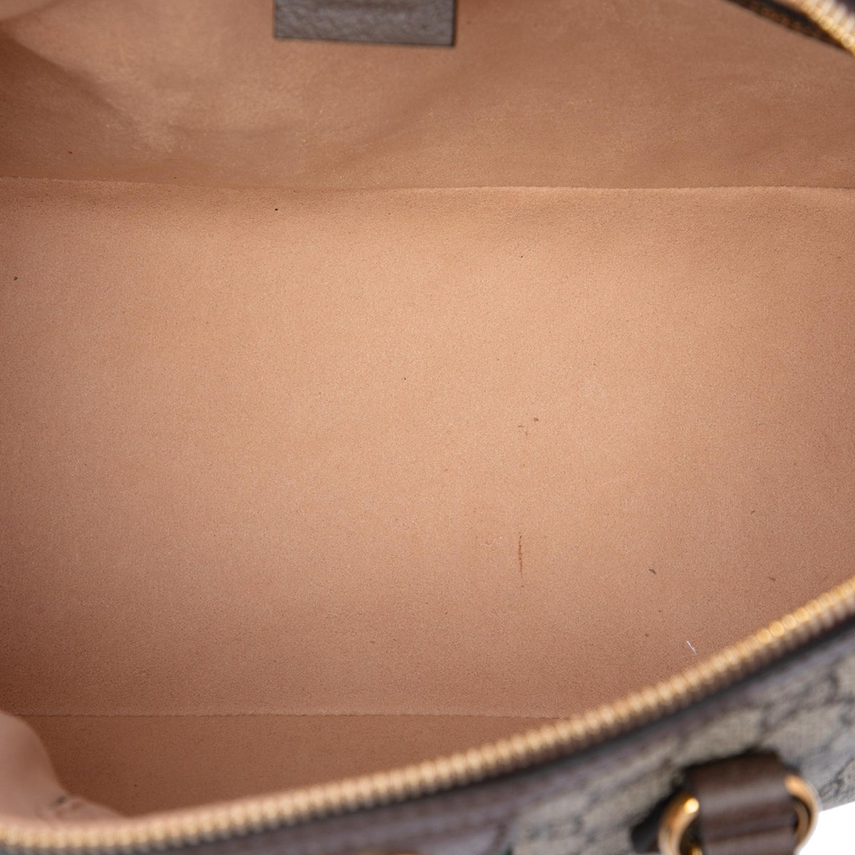 Gucci Medium GG Supreme Ophidia Web Satchel