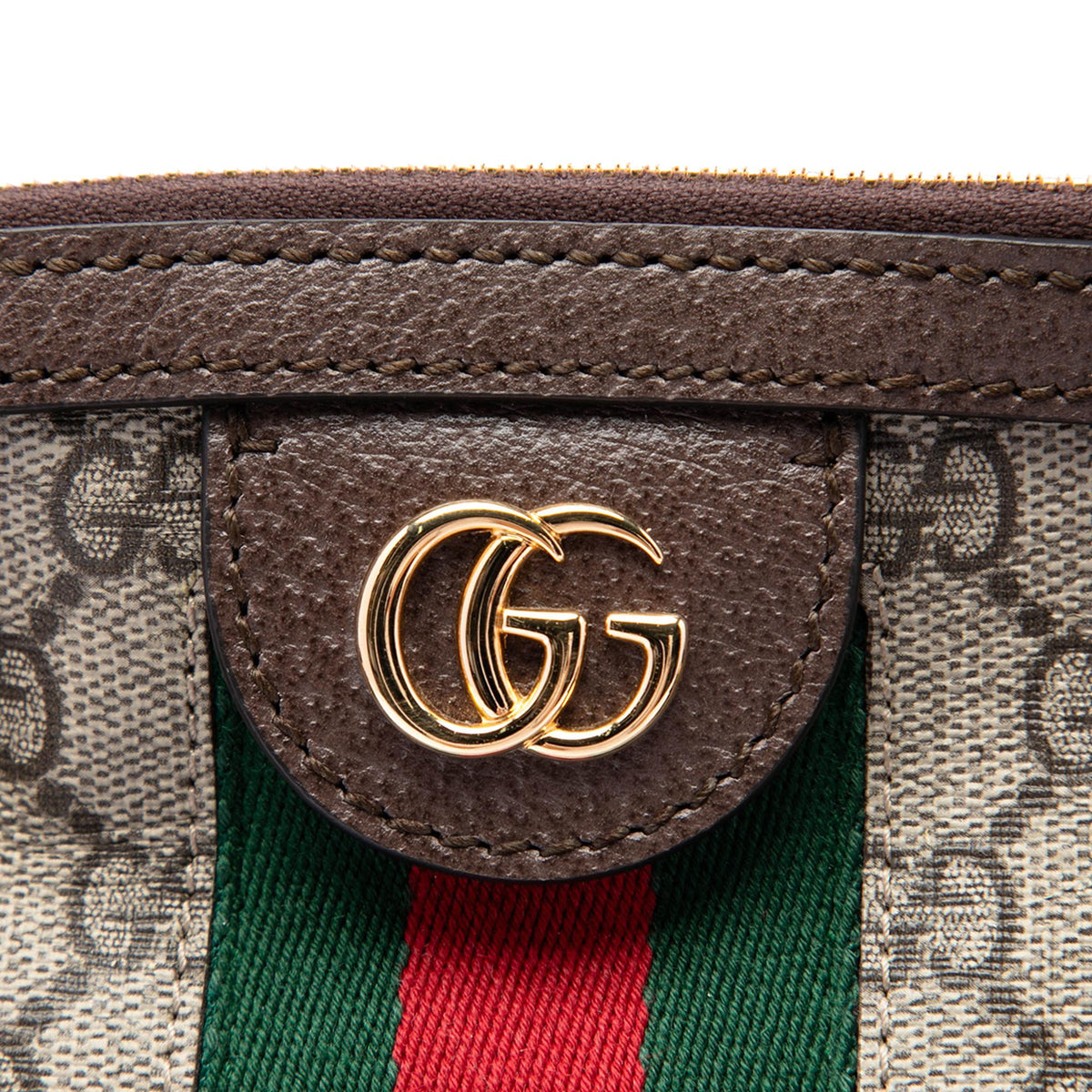 Gucci Medium GG Supreme Ophidia Web Satchel