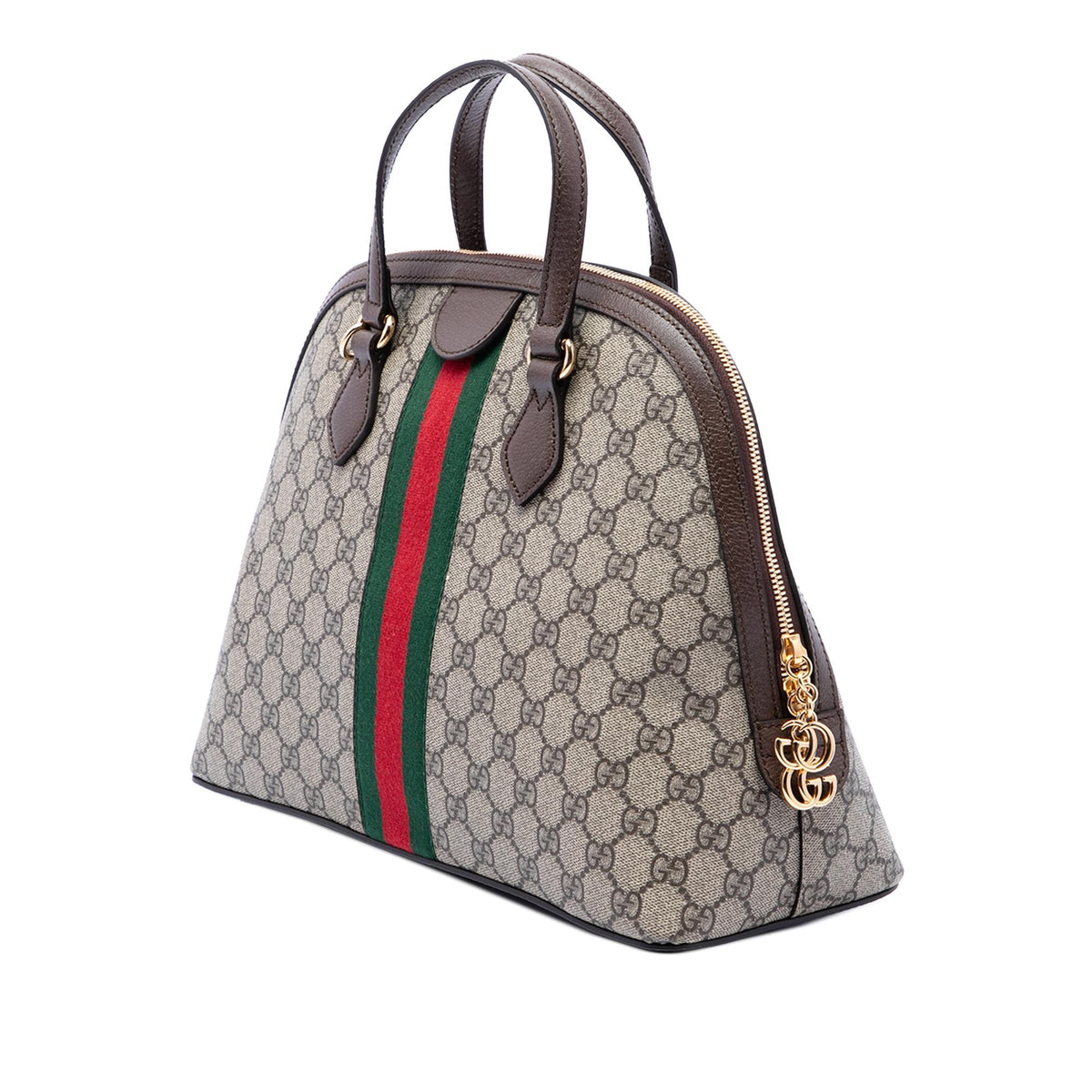 Gucci Medium GG Supreme Ophidia Web Satchel