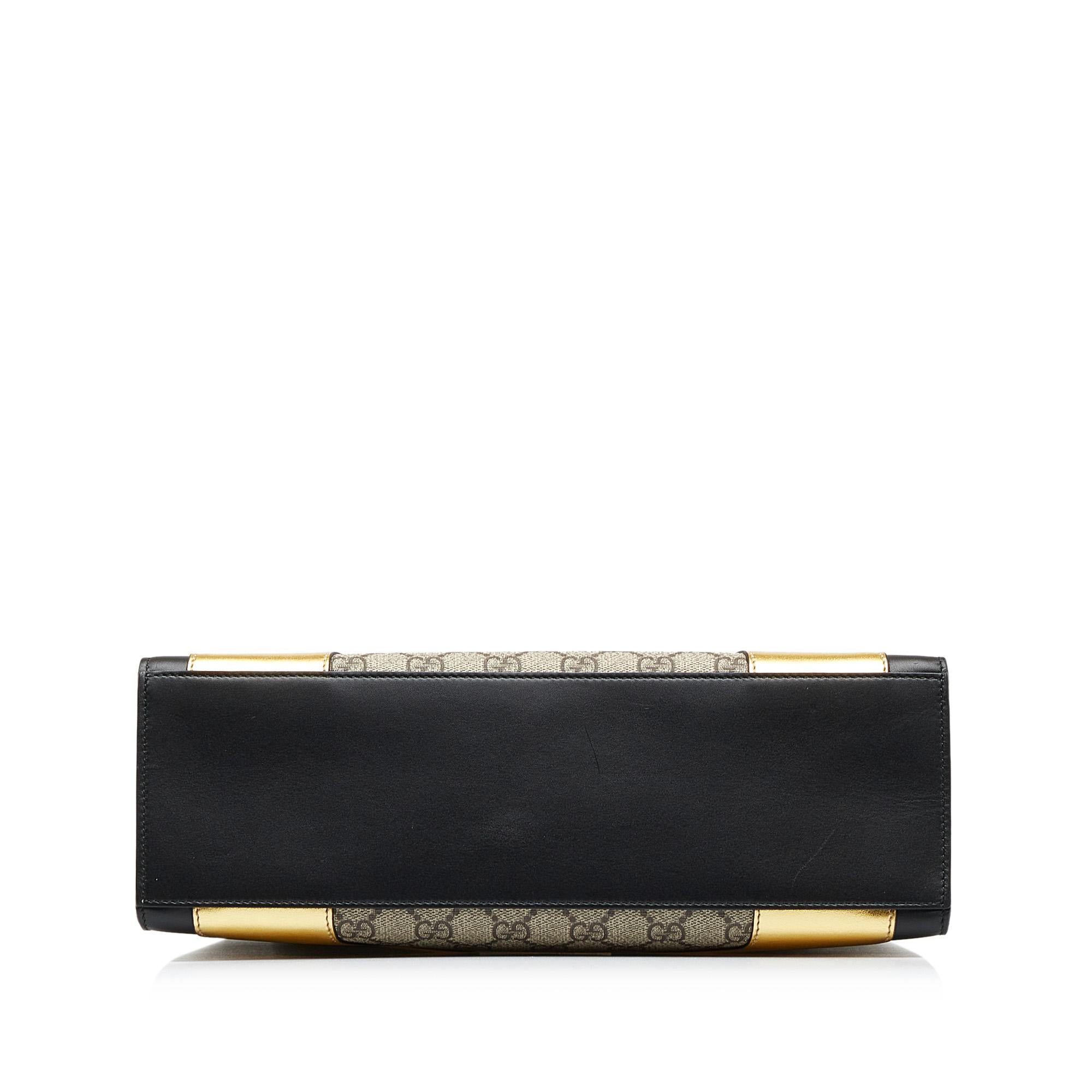 Gucci Medium GG Supreme Osiride Top Handle Bag (SHG-SiBVGy)