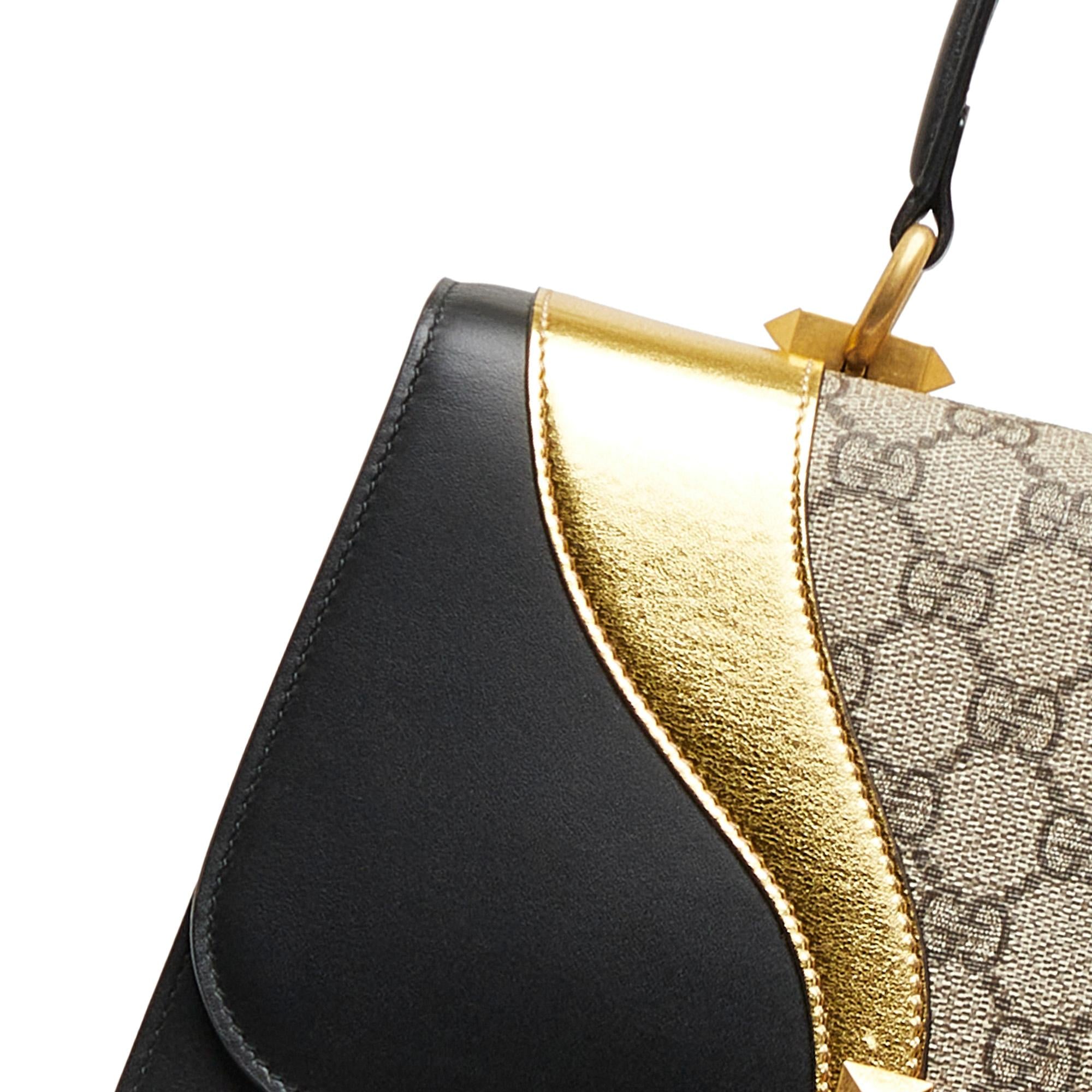 Gucci Medium GG Supreme Osiride Top Handle Bag (SHG-SiBVGy)