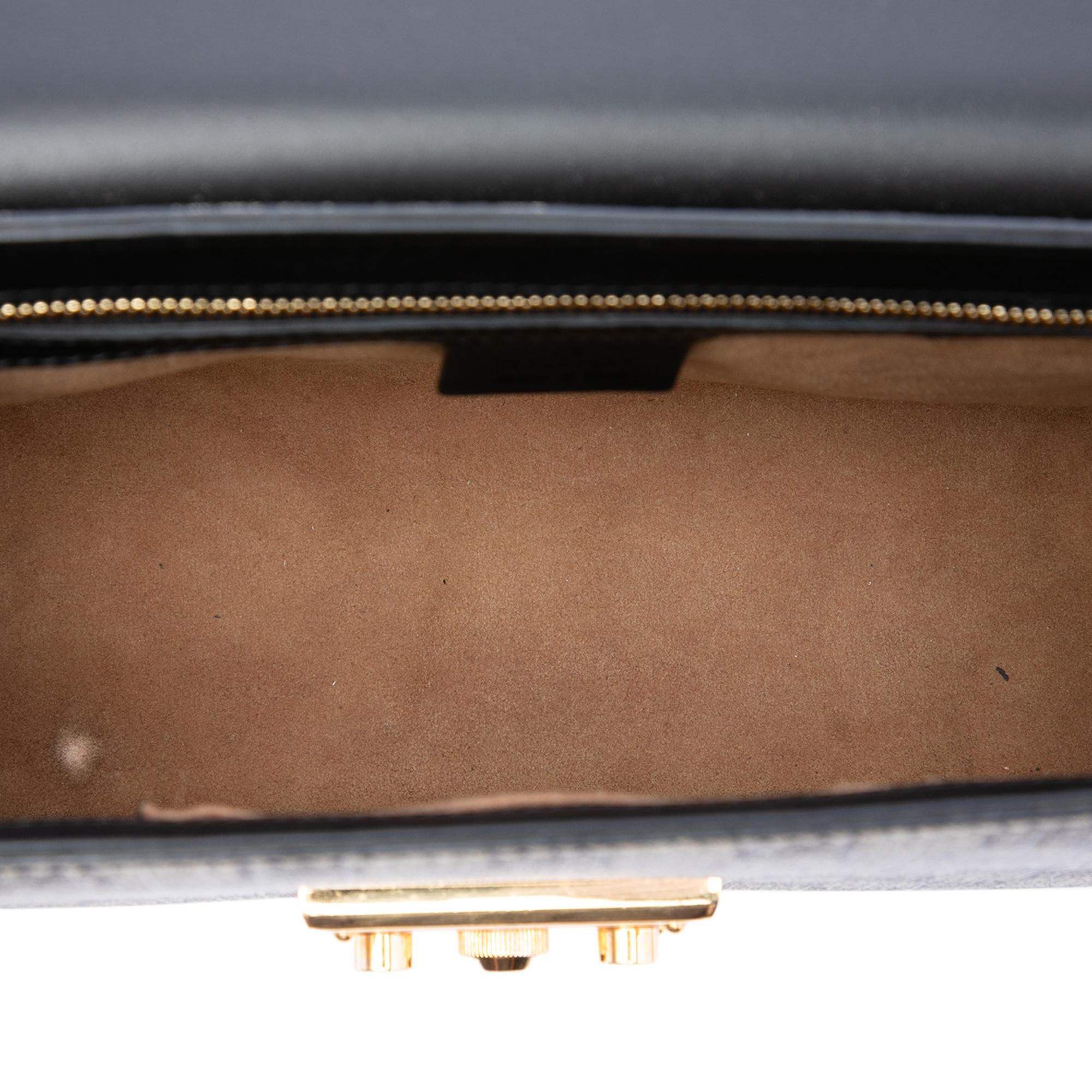 Gucci Medium GG Supreme Padlock Shoulder Bag