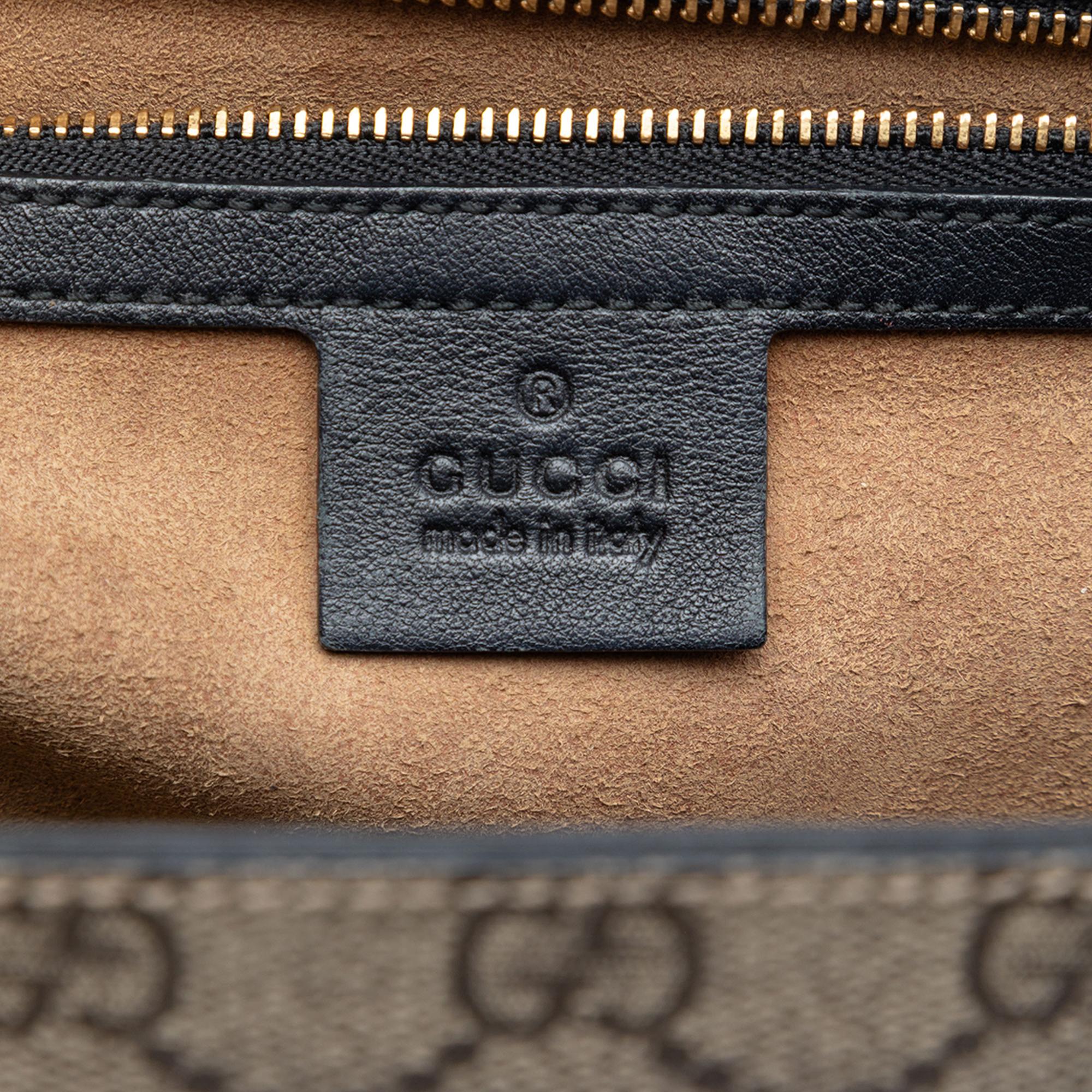 Gucci Medium GG Supreme Padlock Shoulder Bag