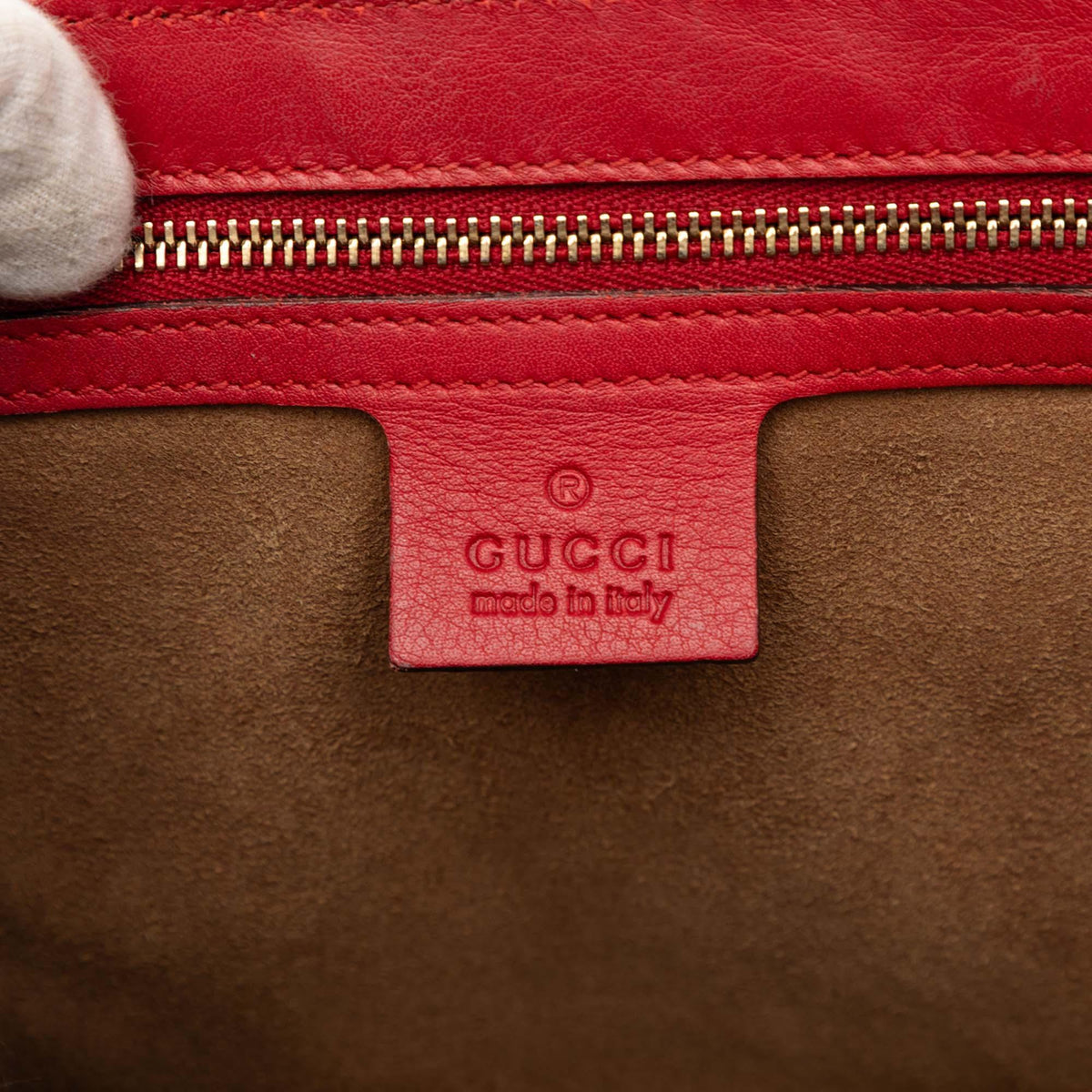 Gucci Medium GG Supreme Padlock Shoulder Bag