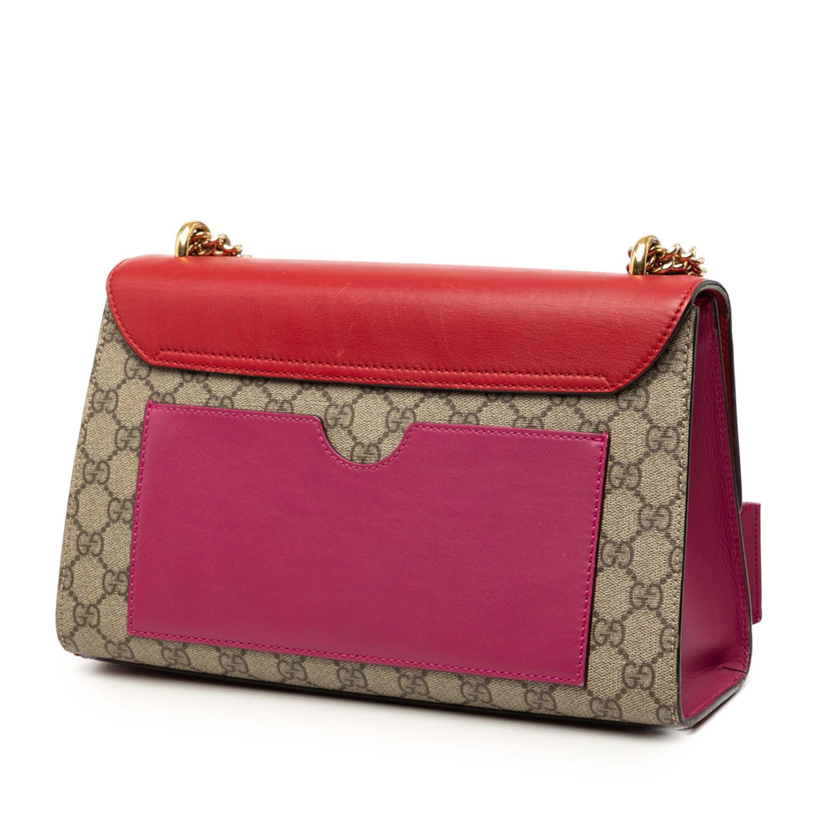 Gucci Medium GG Supreme Padlock Shoulder Bag