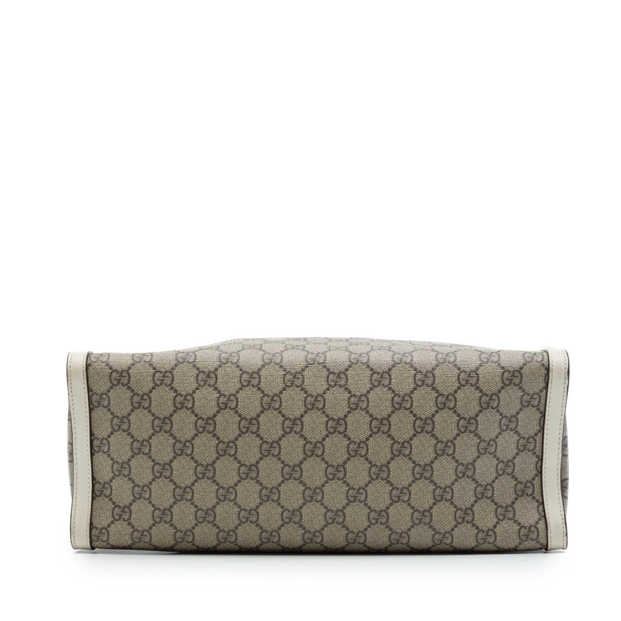 Gucci Medium GG Supreme Padlock Tote