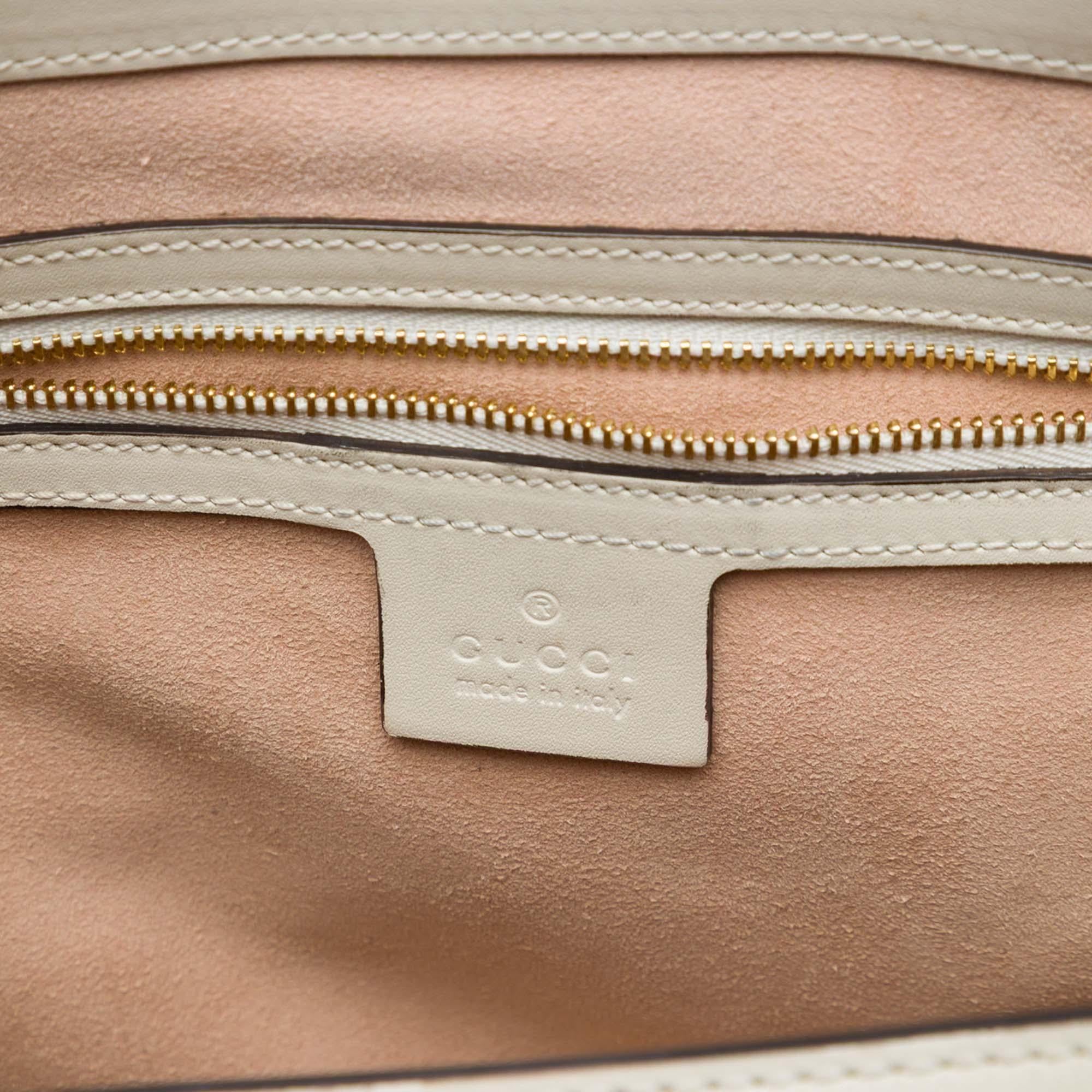 Gucci Medium GG Supreme Padlock Tote