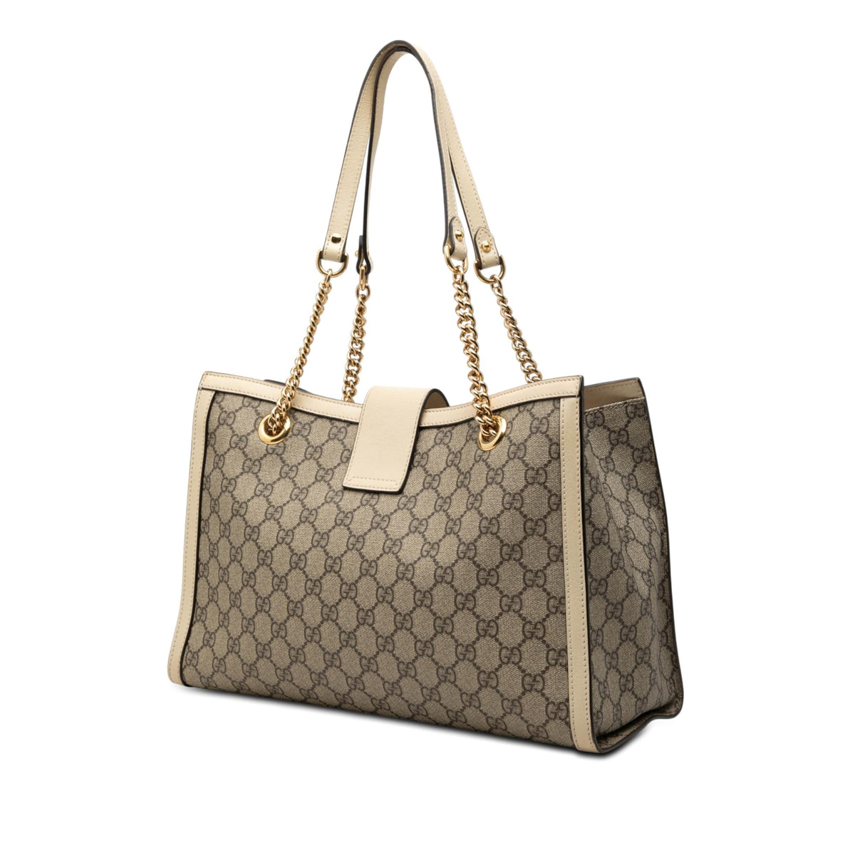 Gucci Medium GG Supreme Padlock Tote