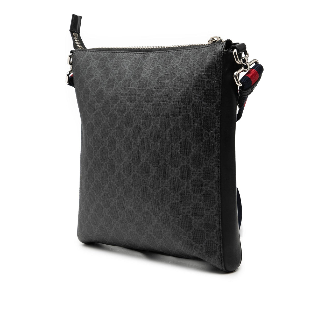 Gucci Medium GG Supreme Web Messenger Bag