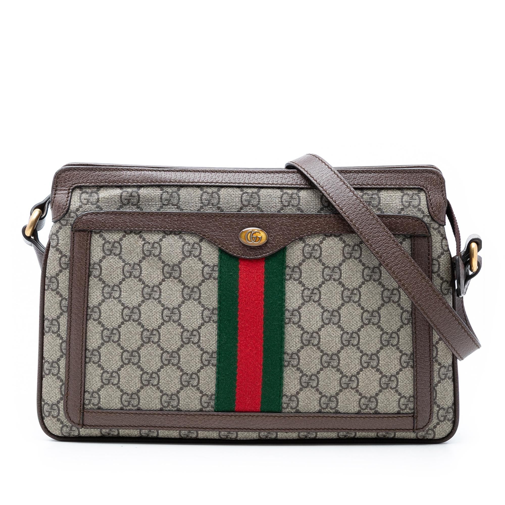 Gucci Medium GG Supreme Web Ophidia Crossbody