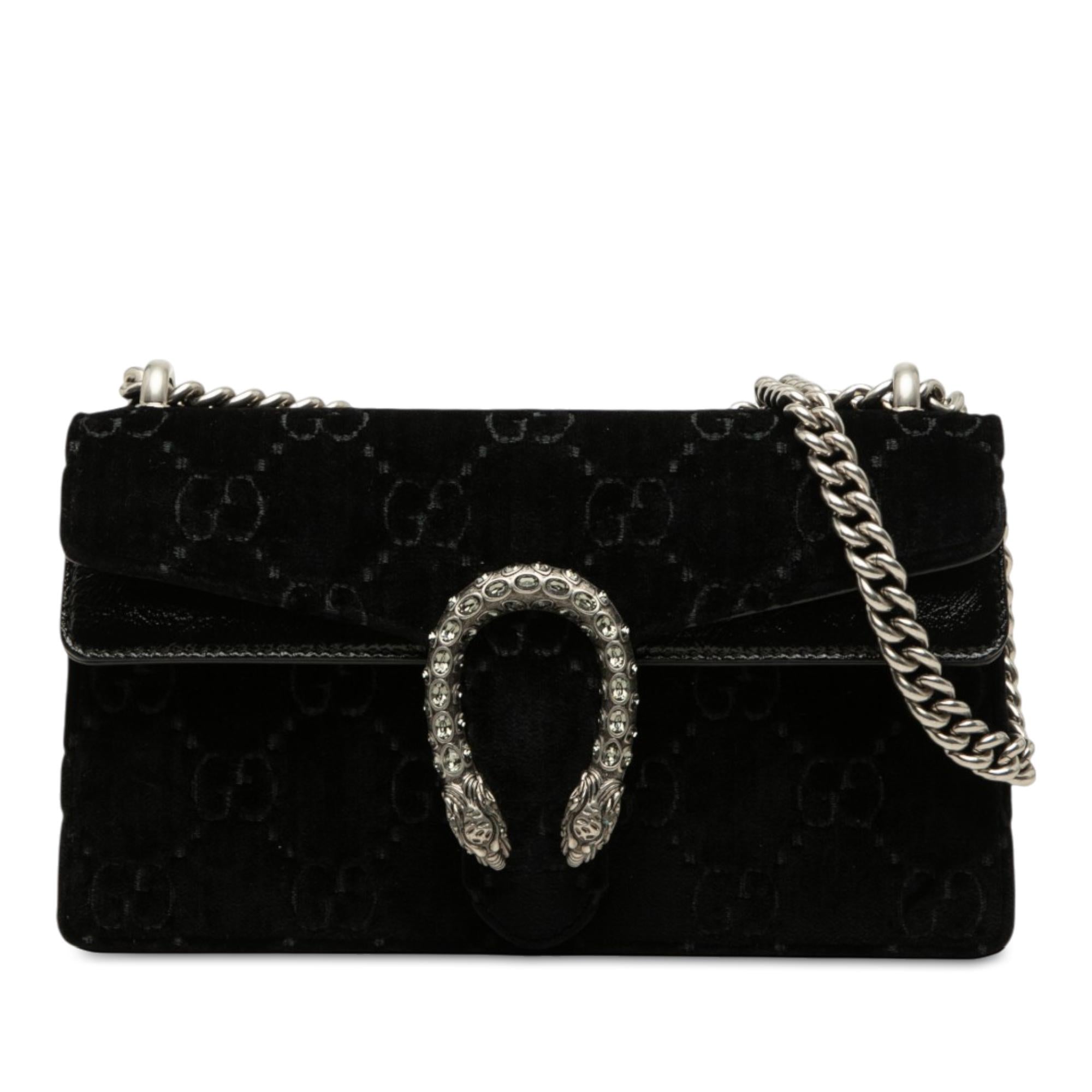 Gucci Medium GG Velvet Dionysus Crossbody