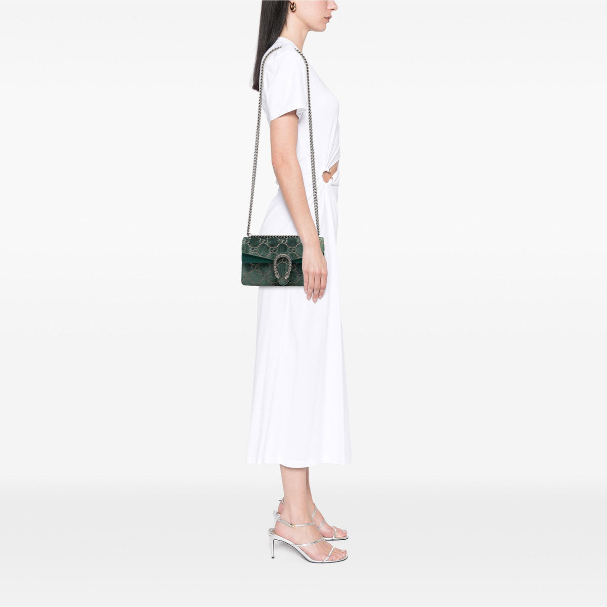 Gucci Medium GG Velvet Dionysus Crossbody