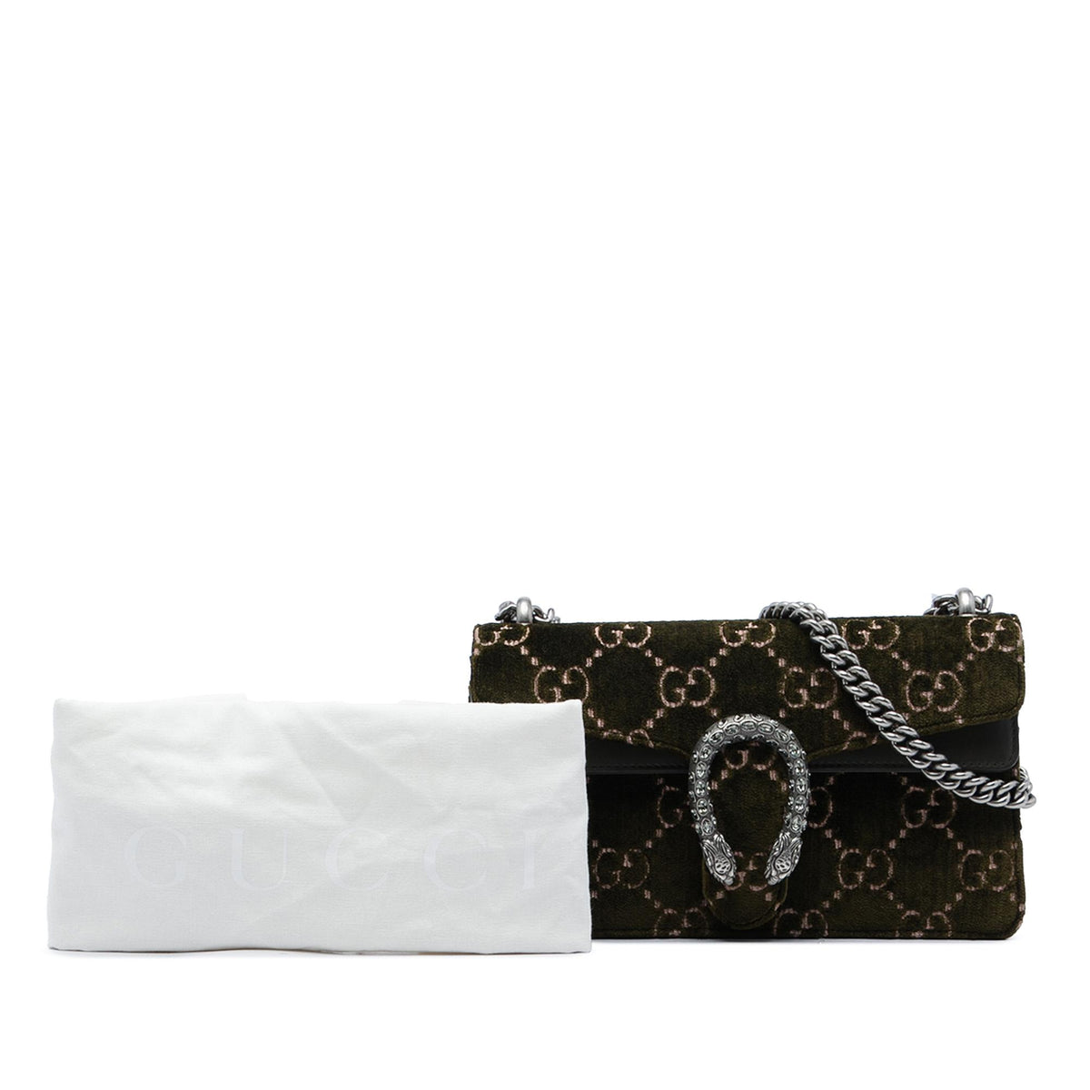 Gucci Medium GG Velvet Dionysus Crossbody