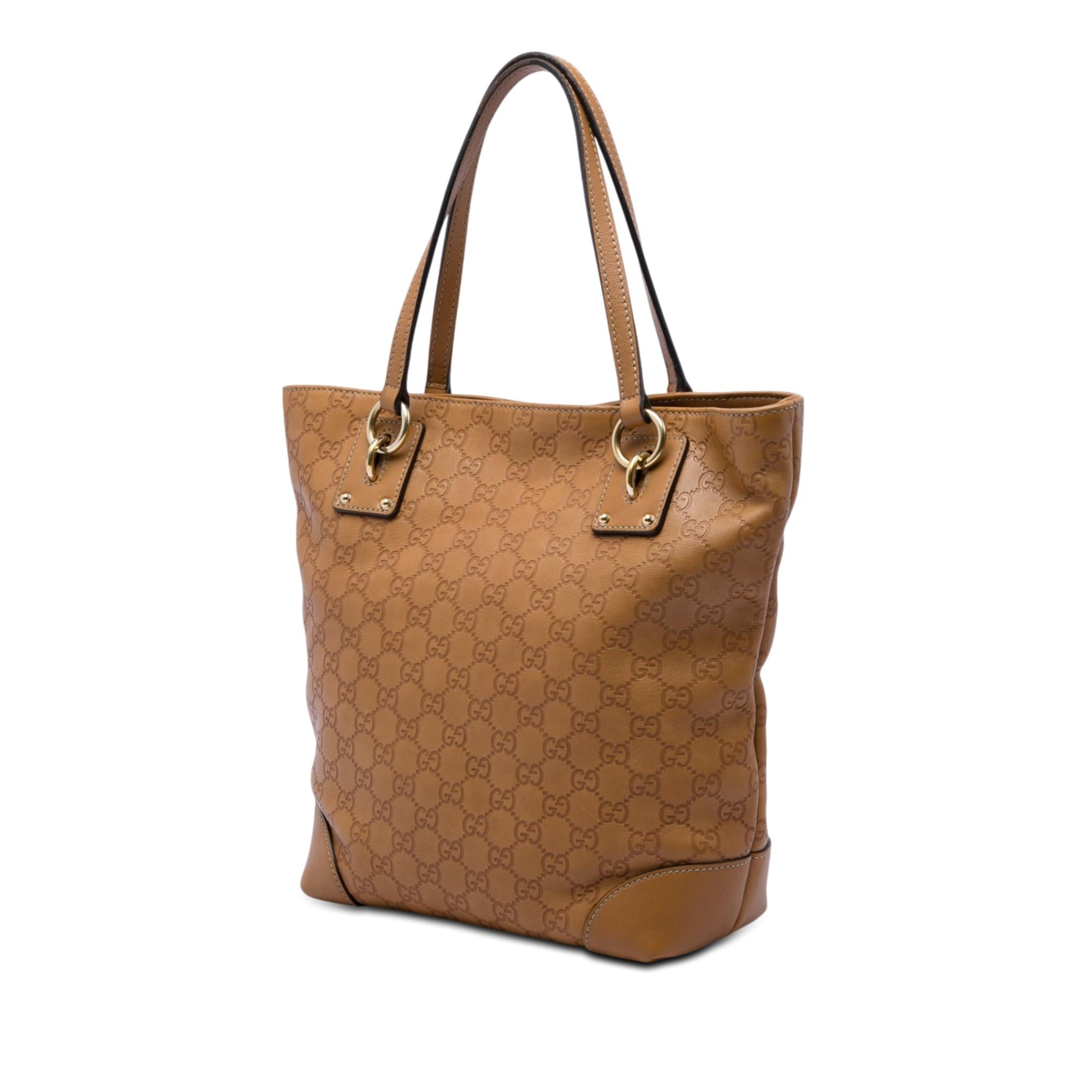 Gucci Medium Guccissima GG Charm Tote