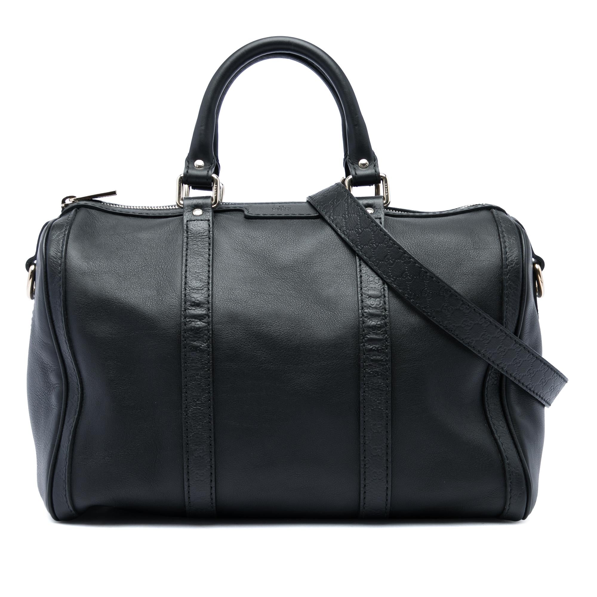 Gucci Medium Guccissima Trimmed Calfskin Joy Boston Bag