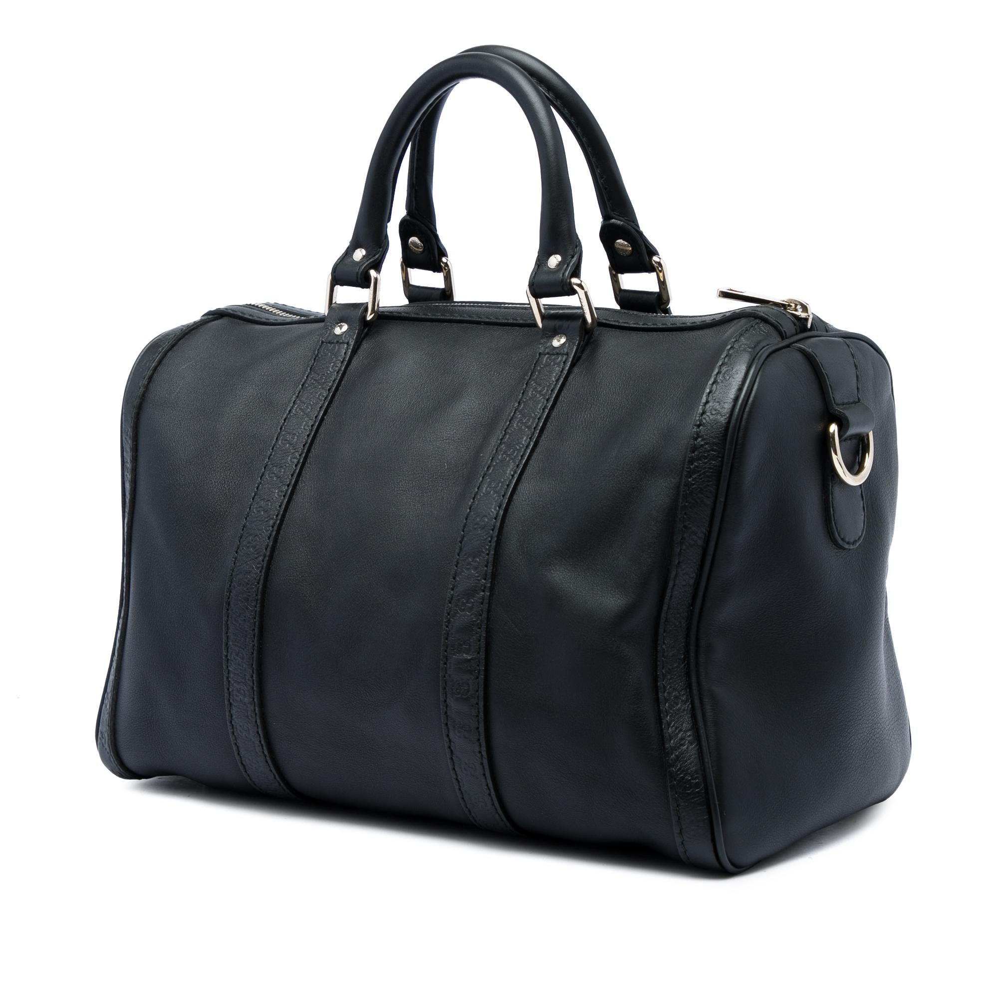 Gucci Medium Guccissima Trimmed Calfskin Joy Boston Bag