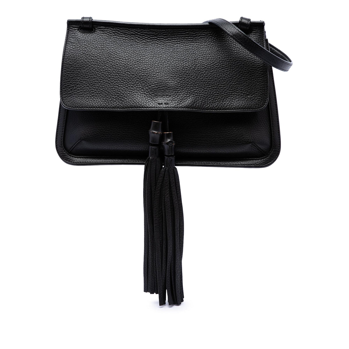 Gucci Medium Leather Bamboo Daily Crossbody