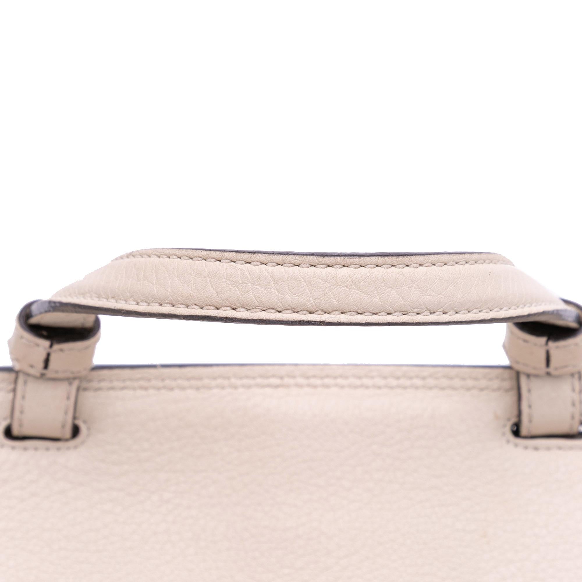 Gucci Medium Leather Bamboo Daily Satchel