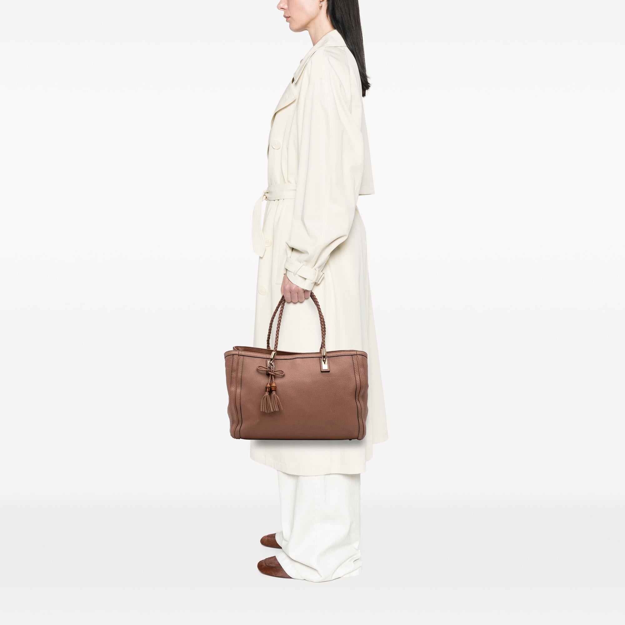 Gucci Medium Leather Bella Tote