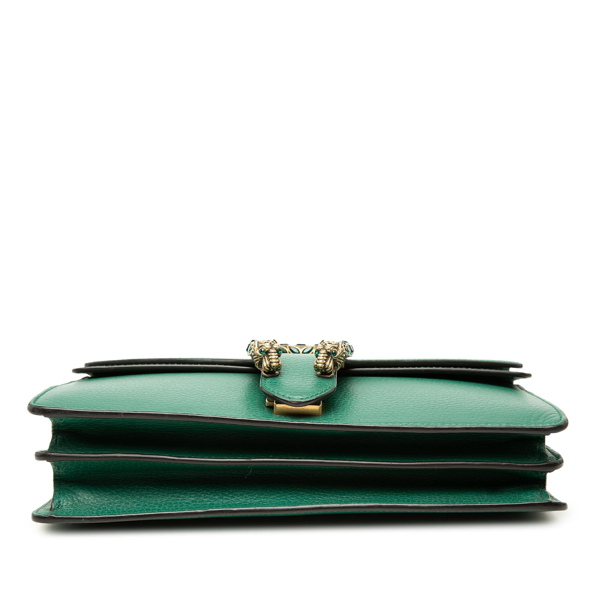 Gucci Medium Leather Dionysus Shoulder Bag