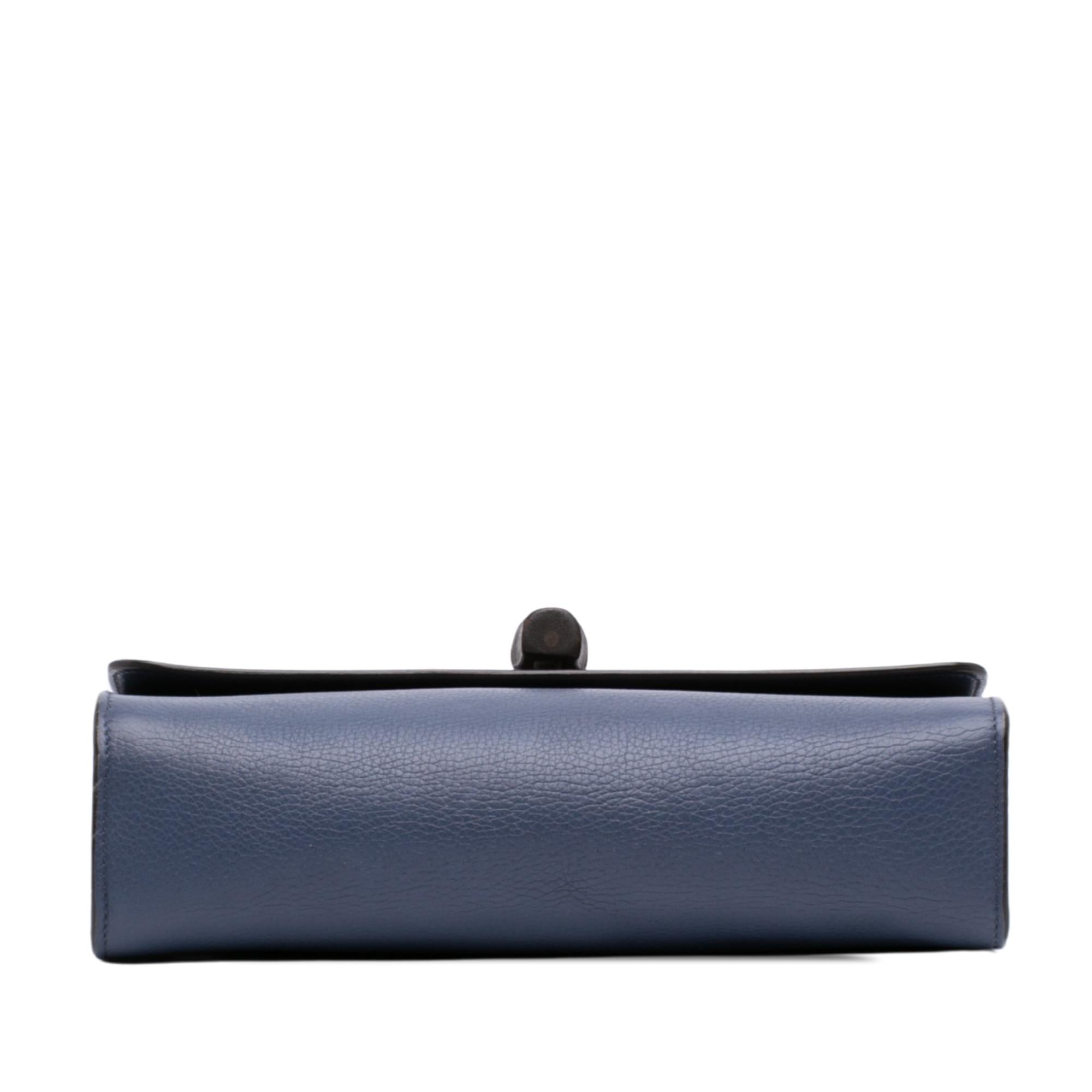 Gucci Medium Leather Miss Bamboo Crossbody
