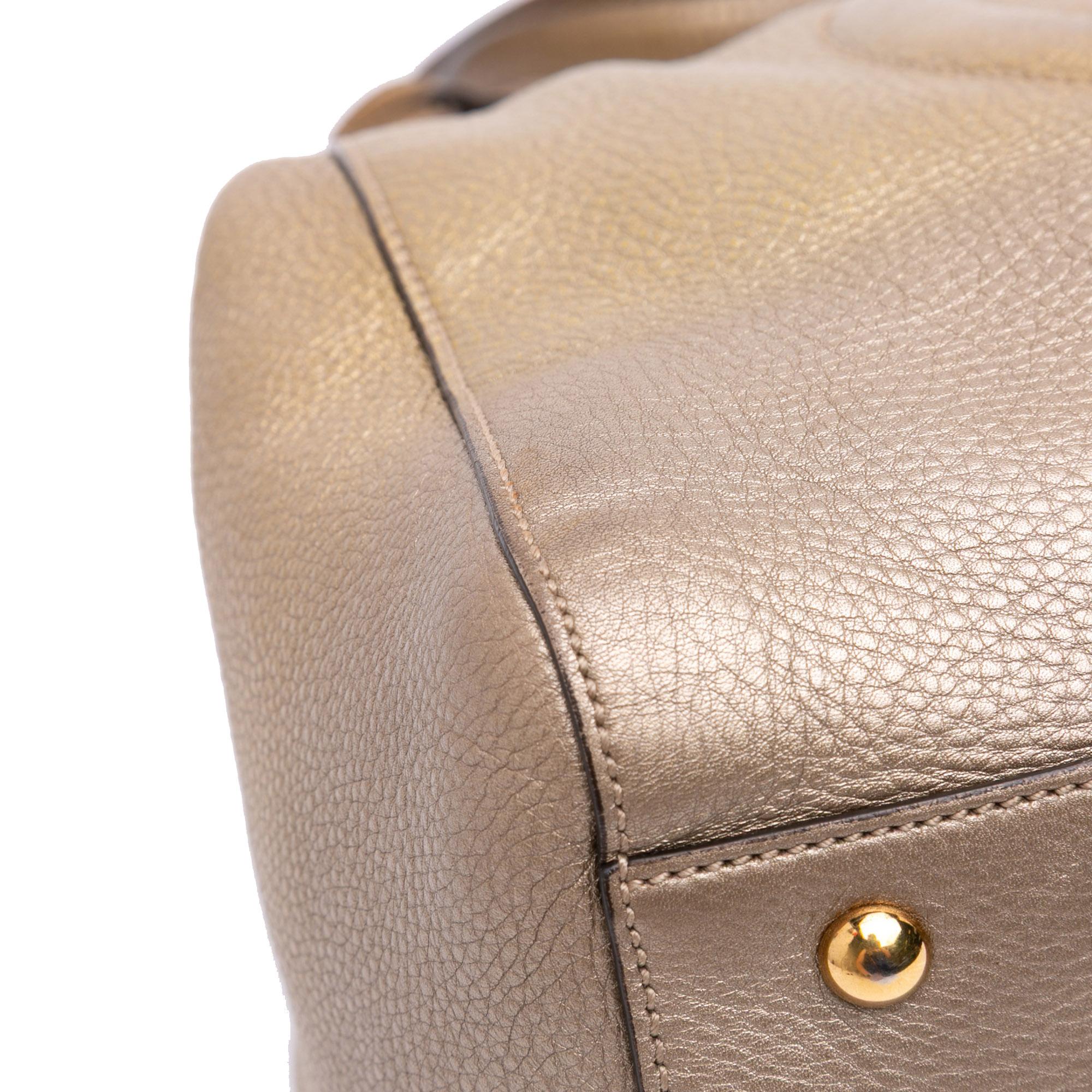 Gucci Medium Leather Ombre Soho Cellarius Tote