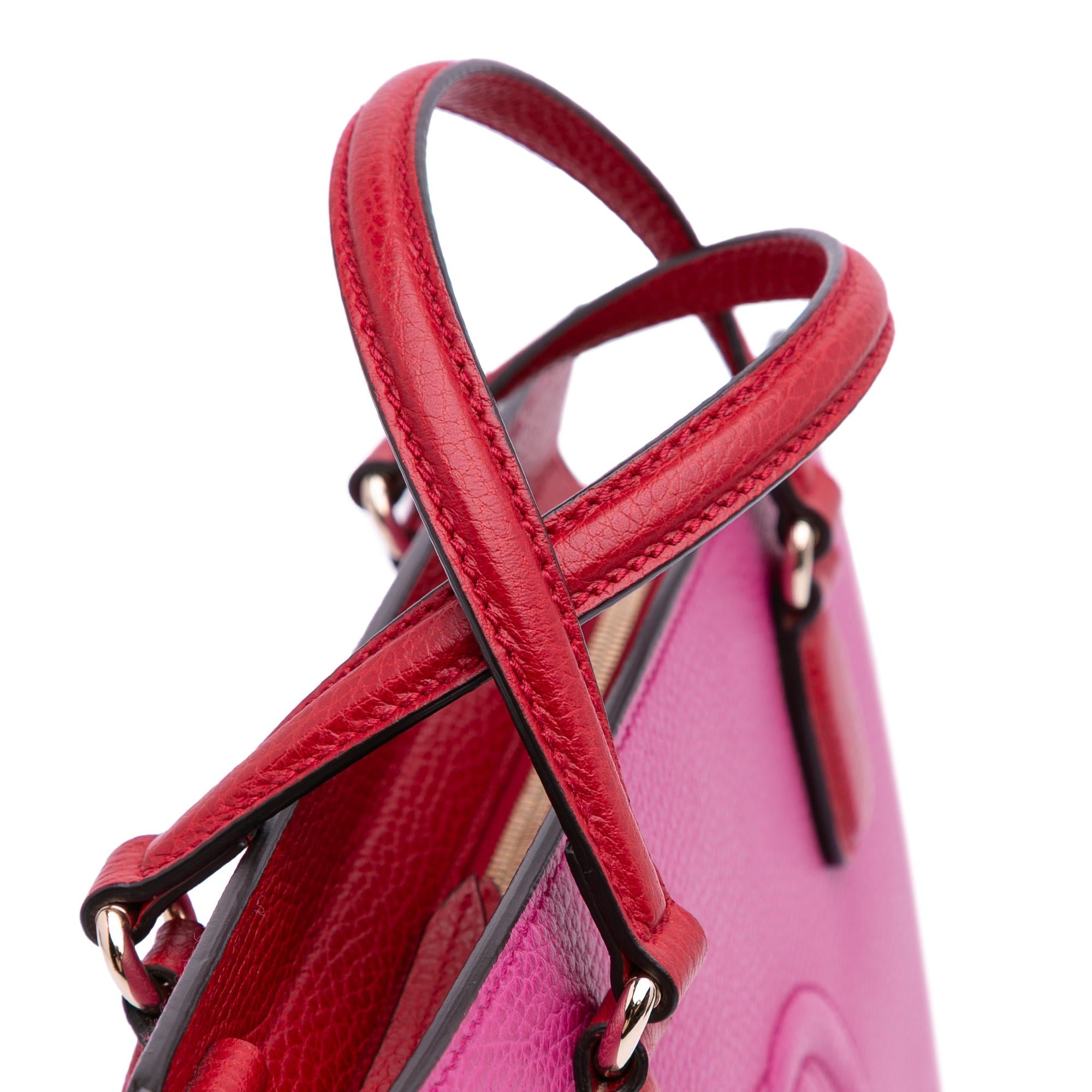 Gucci Medium Leather Soho Satchel