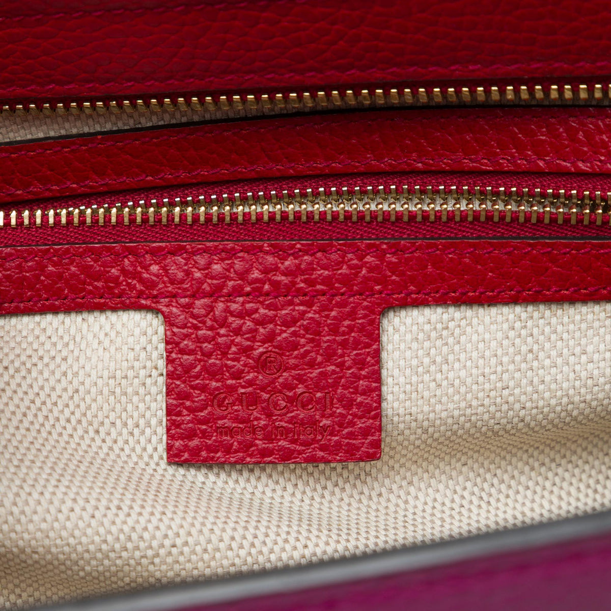 Gucci Medium Leather Soho Satchel