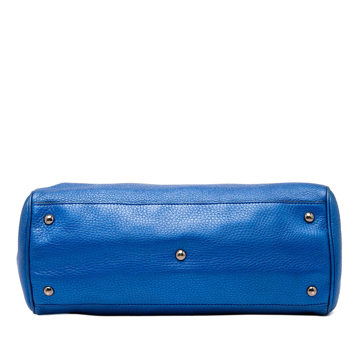 Gucci Medium Metallic Calfskin Bamboo Shopper Satchel