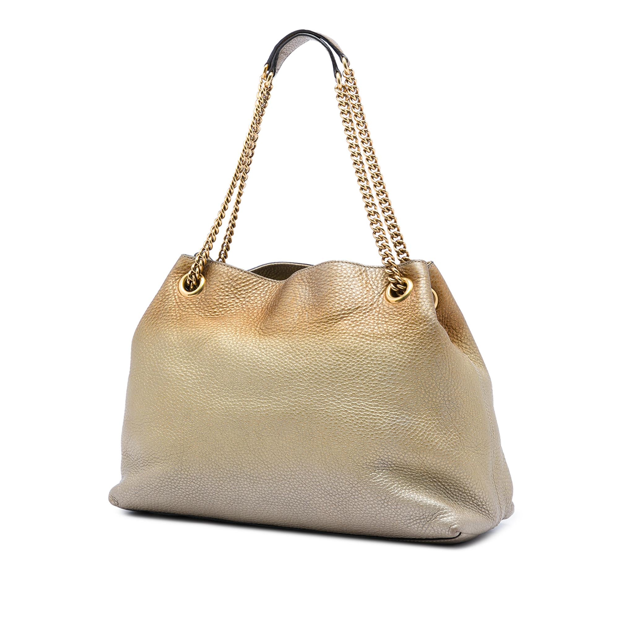 Gucci Medium Ombre Calfskin Soho Chain Tote