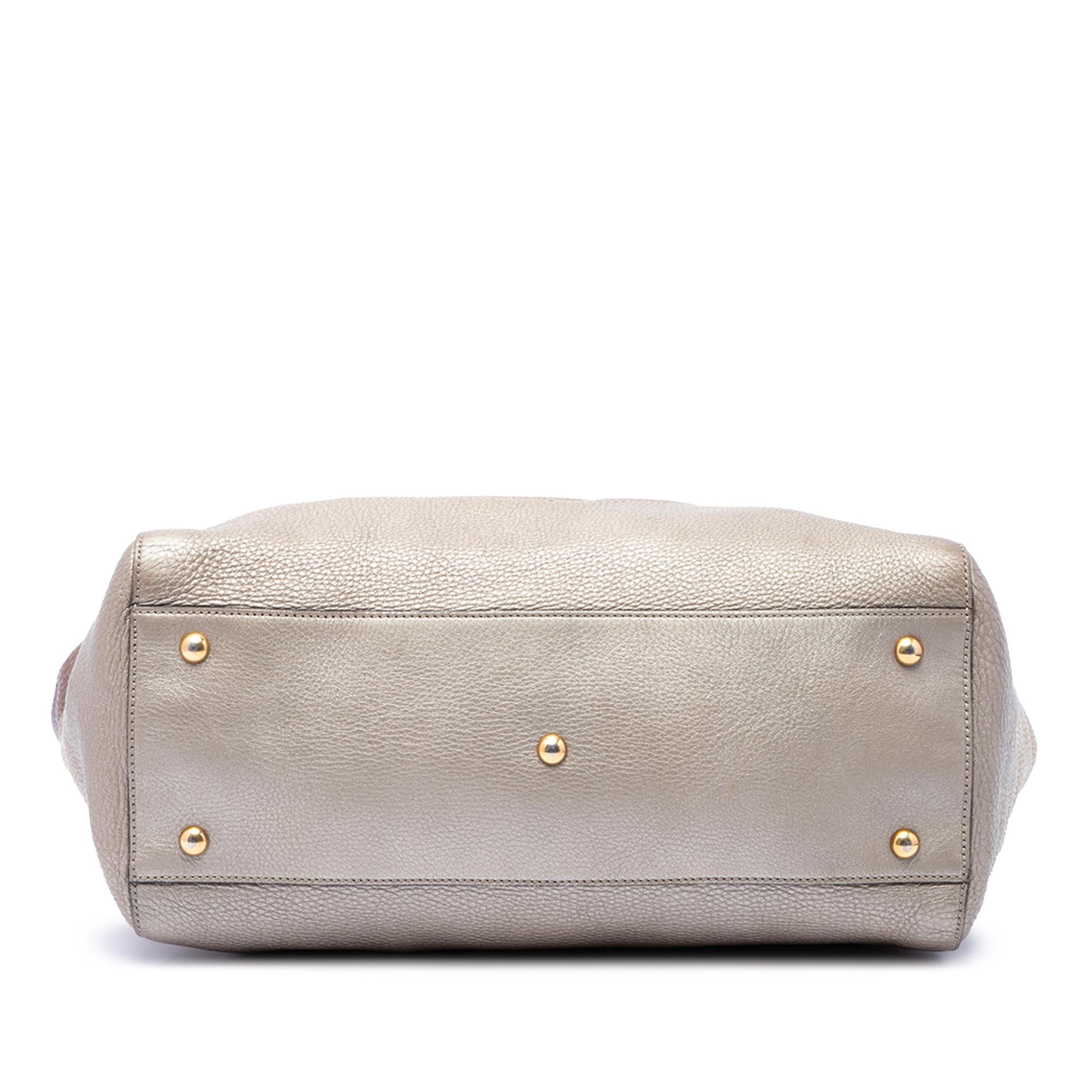 Gucci Medium Ombre Pebbled Calfskin Soho Cellarius Tote