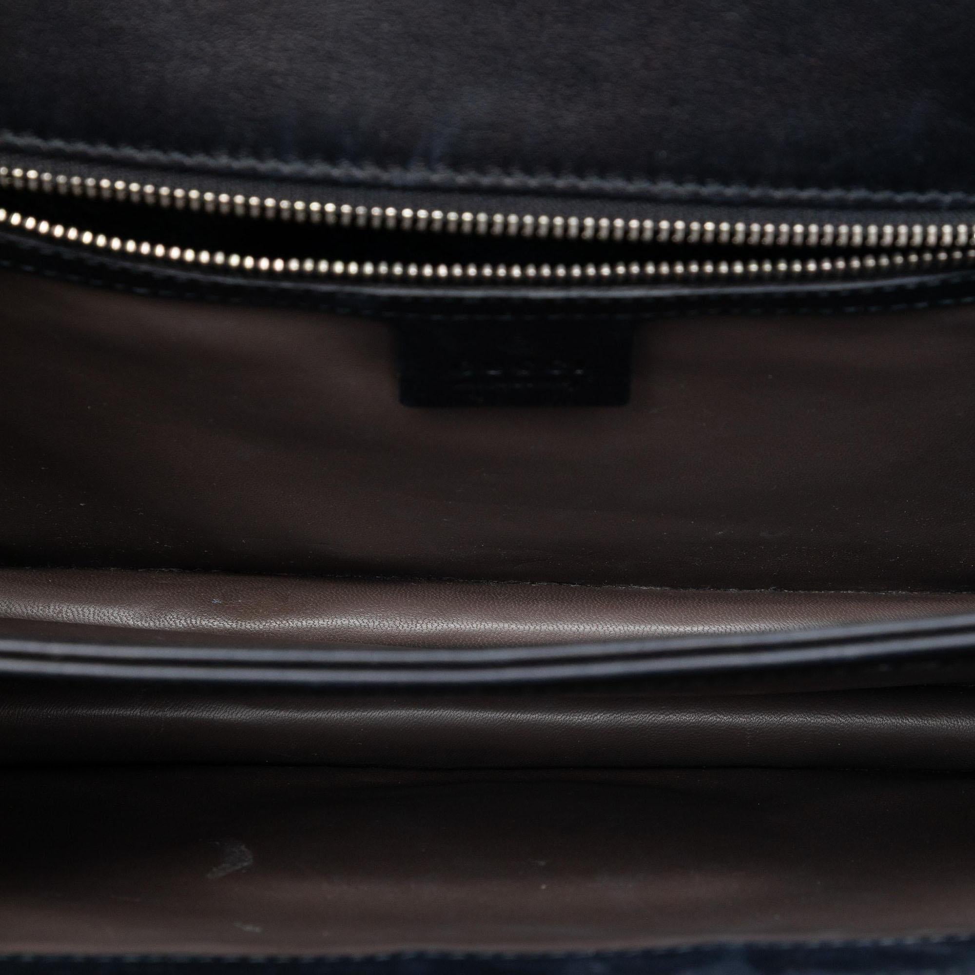 Gucci Medium Patent Interlocking G Crossbody