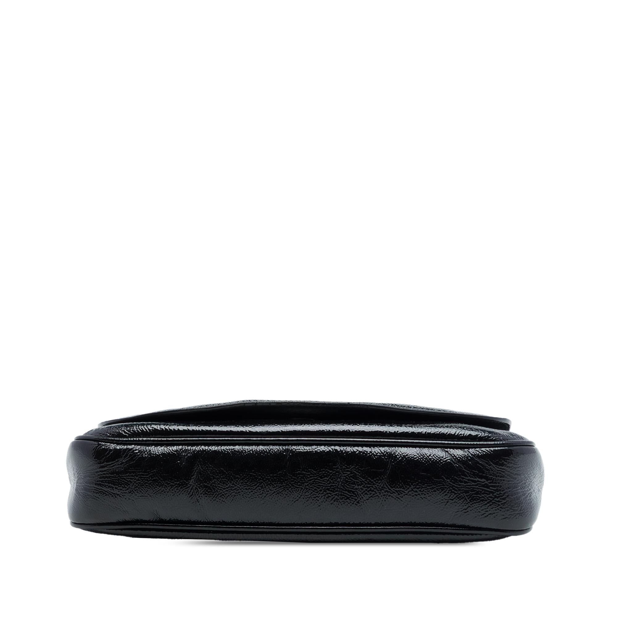Gucci Medium Patent Soho Chain Flap Crossbody